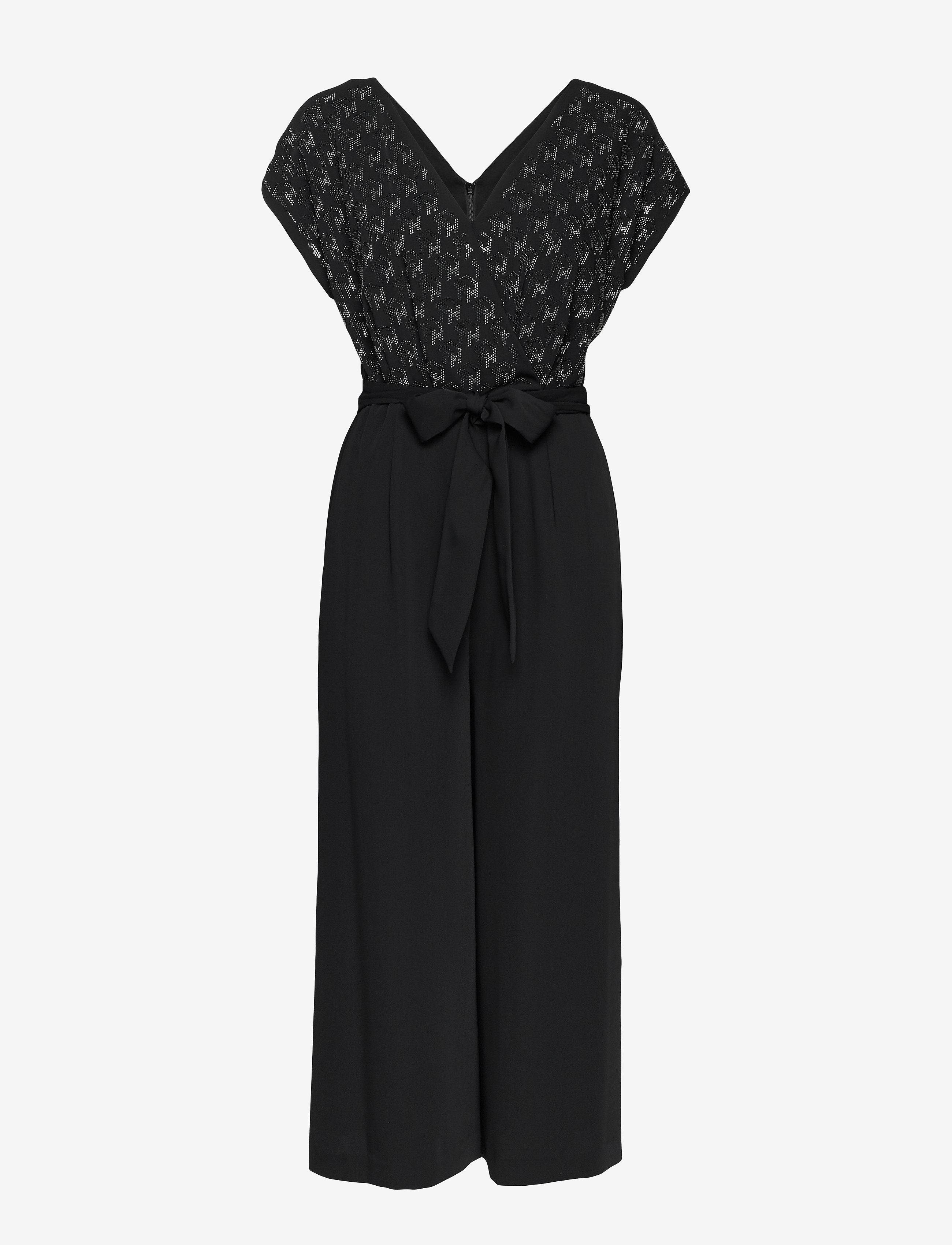 Tommy Hilfiger - OC DONNA JUMPSUIT SS - black - 0
