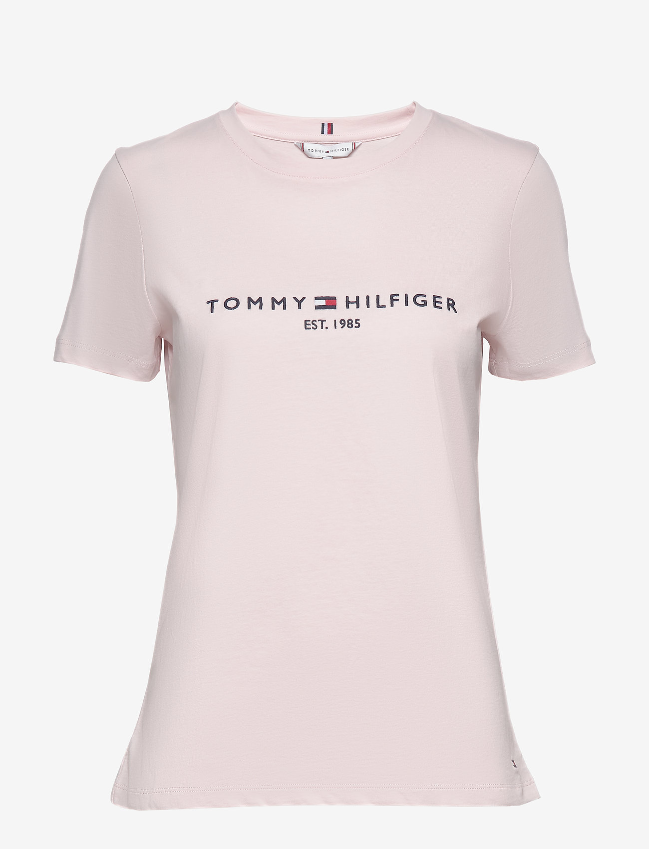 Tommy Hilfiger - NEW TH ESS HILFIGER C-NK TEE SS - pale pink - 0