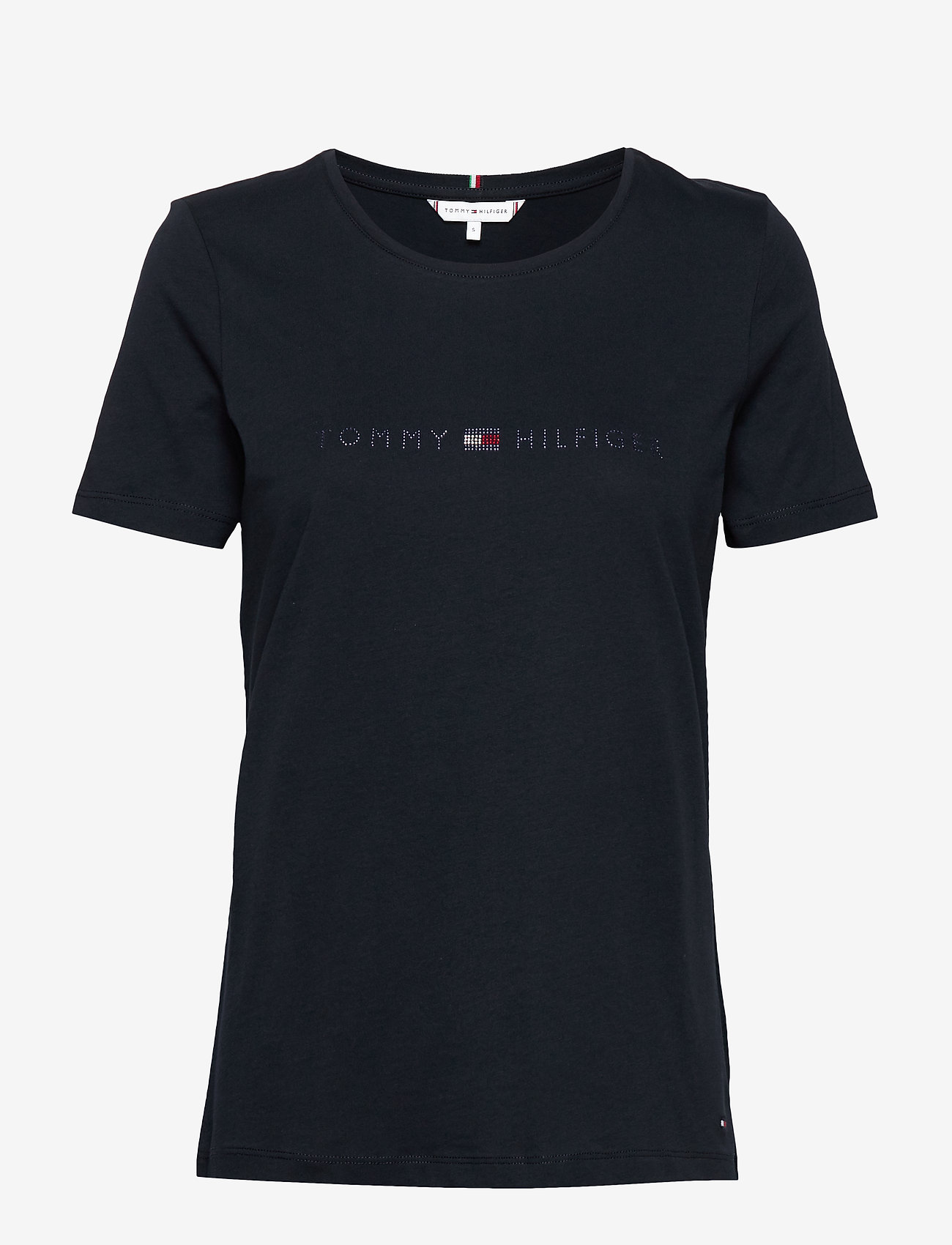 Tommy Hilfiger - TIARA REGULAR ROUND-NK TEE SS - desert sky - 0