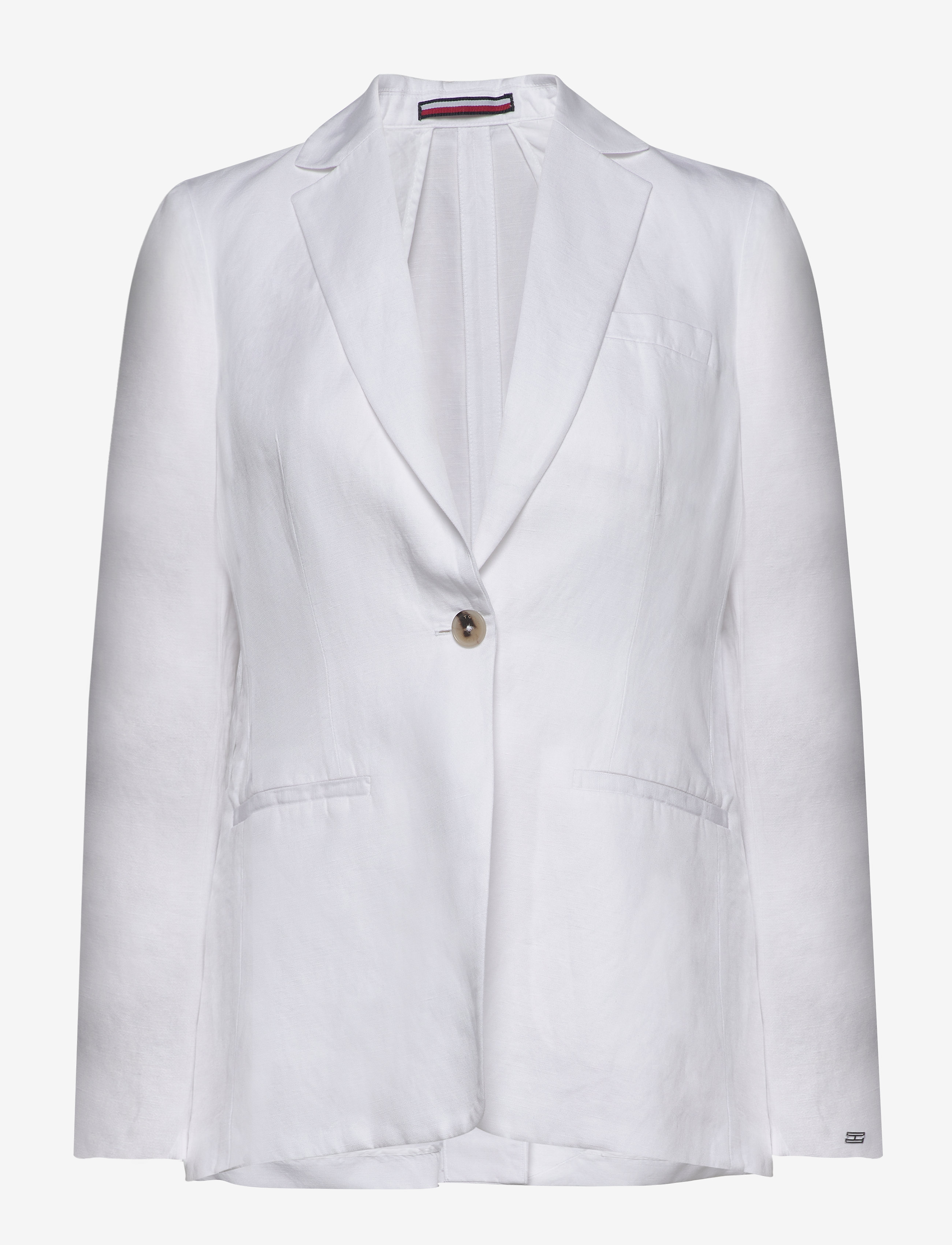 Tommy Hilfiger - LINEN TENCEL SB BLAZER - white - 0