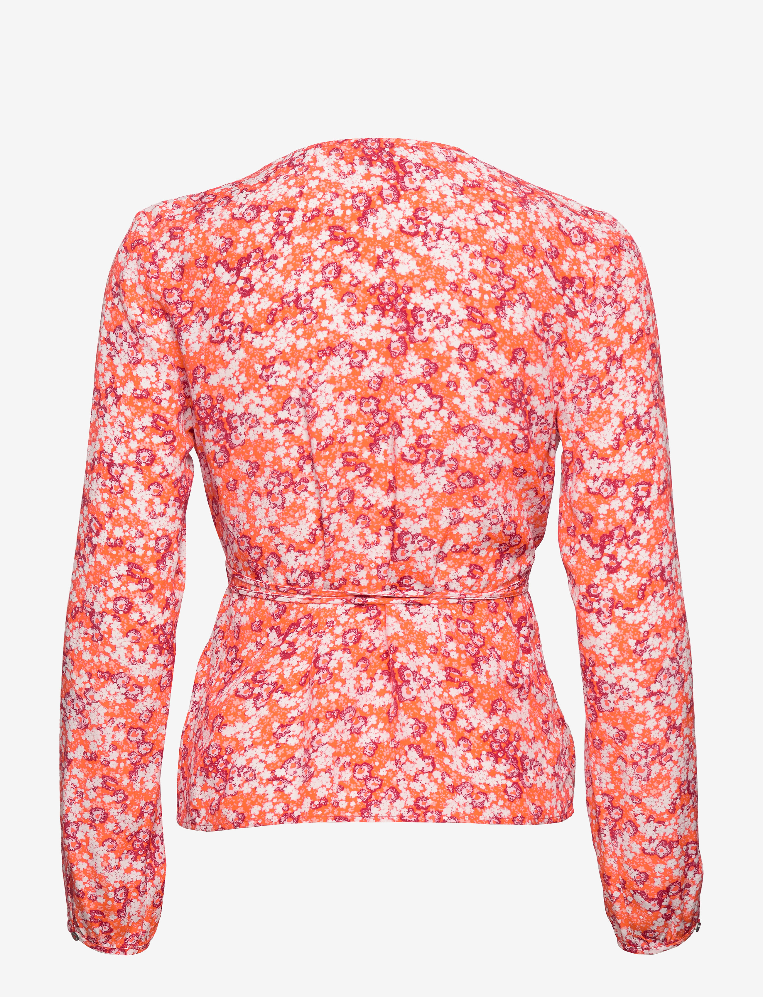 Tommy Hilfiger - LEONORA WRAP BLOUSE - camofloral prt / br. ver - 1