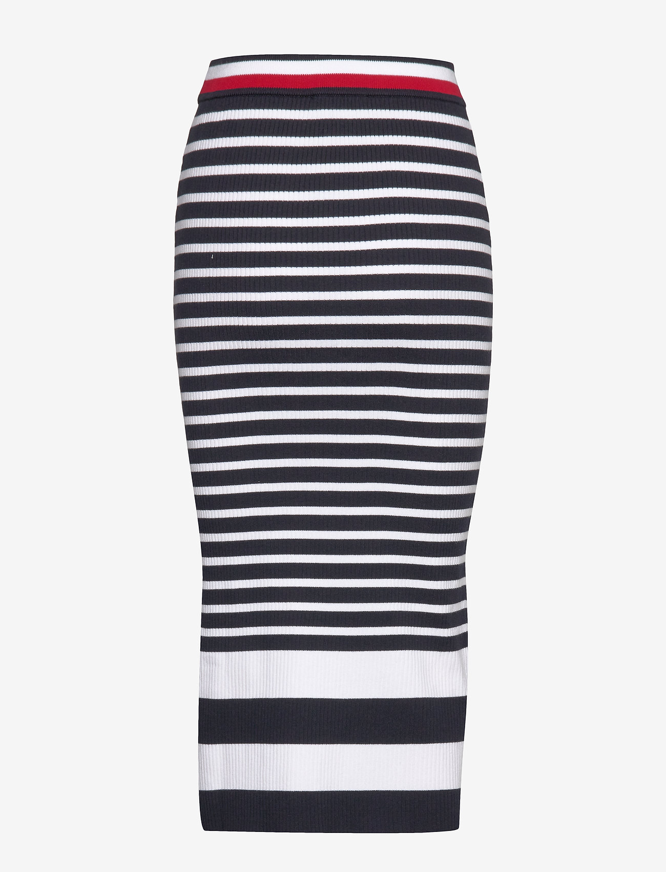 Tommy Hilfiger - KENA SKIRT - desert sky / white stp swt - 1