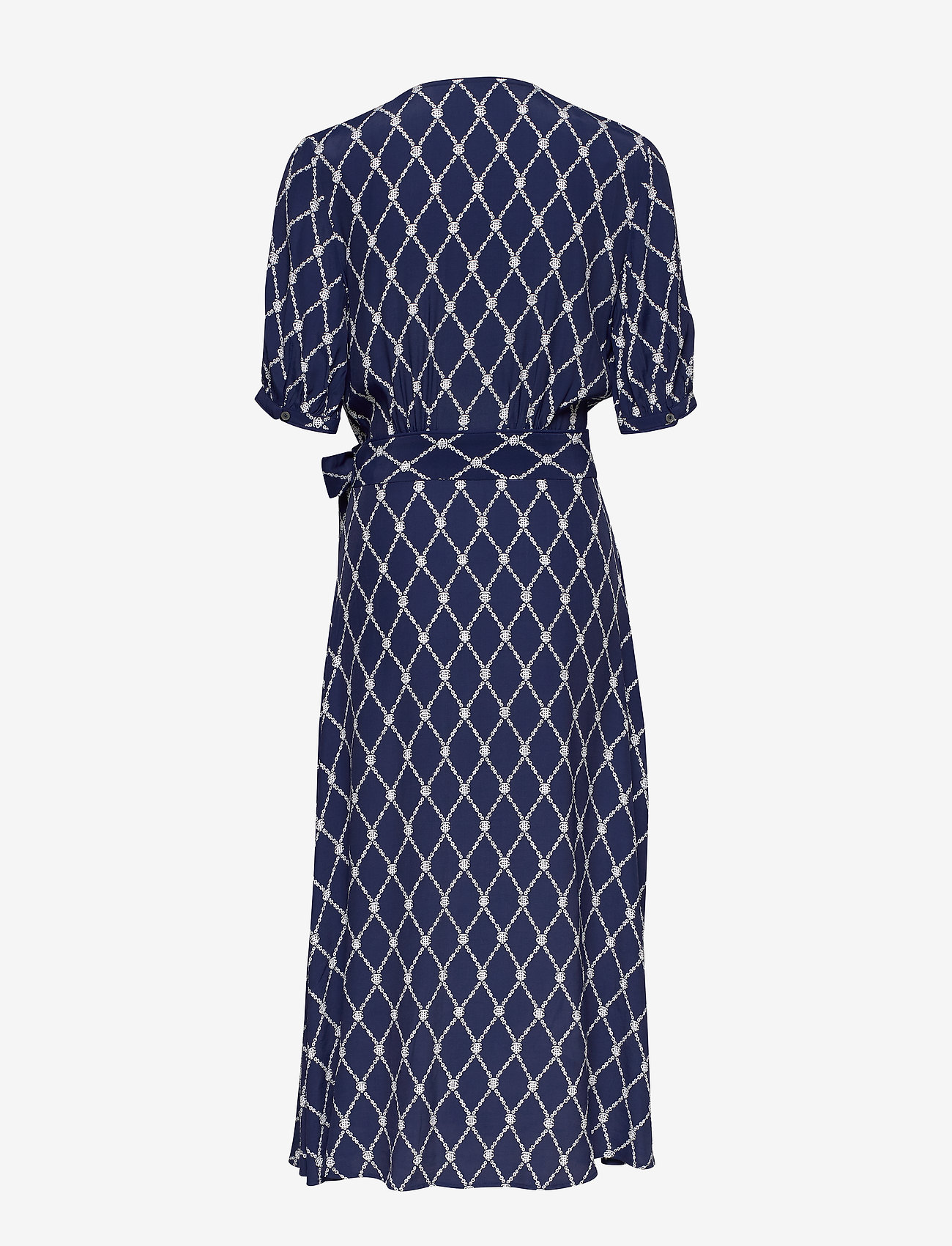 Tommy Hilfiger - LEONORA WRAP DRESS SS - thc monogram prt / blue ink - 1