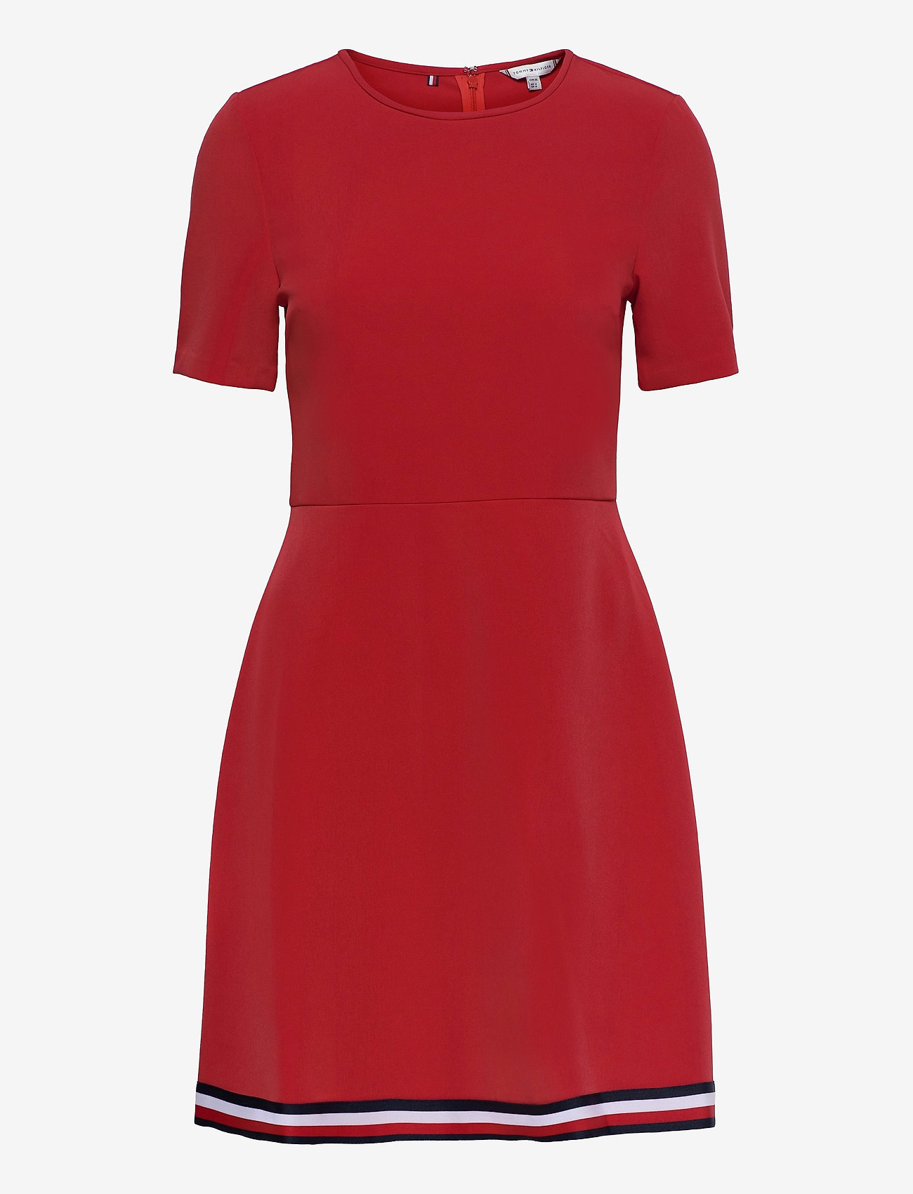 Tommy Hilfiger - ANGELA CADY F&F SHORT DRESS SS - primary red - 0
