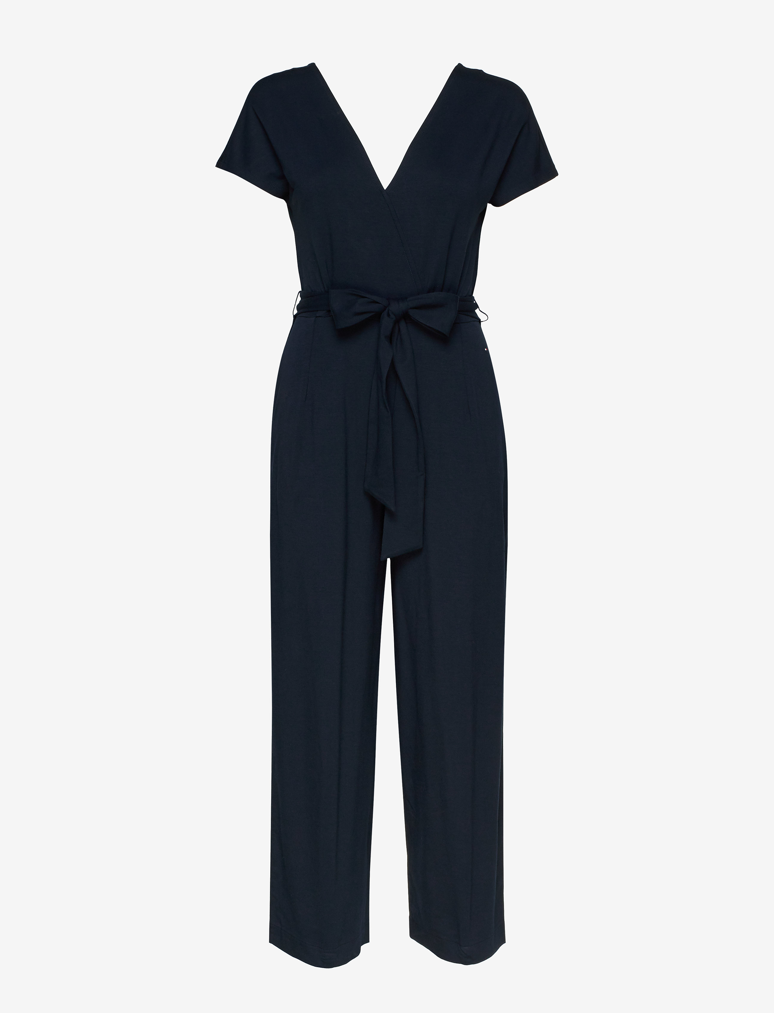 Tommy Hilfiger - TIRZA SLIM JUMPSUIT SS - desert sky - 0