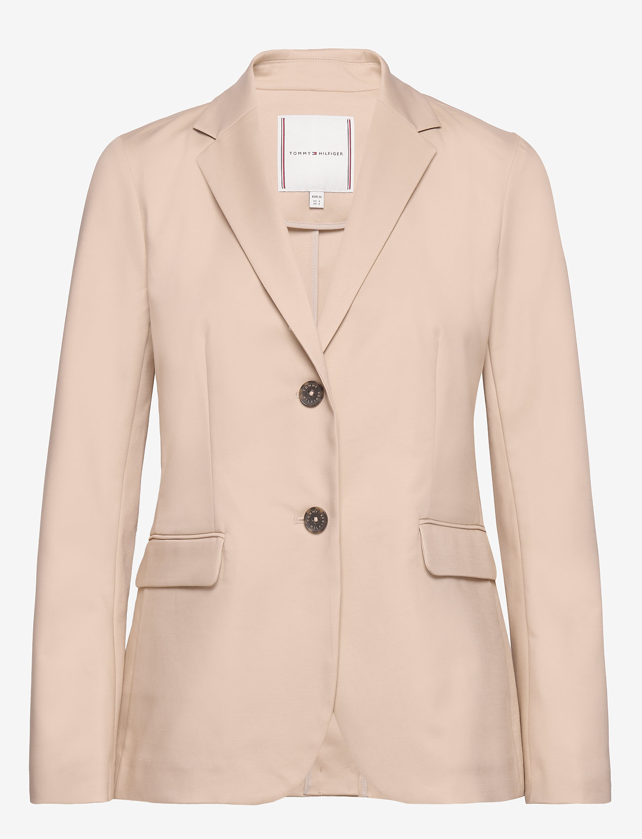 Tommy Hilfiger - SLUB COTTON SB BLAZER - sahara tan - 0
