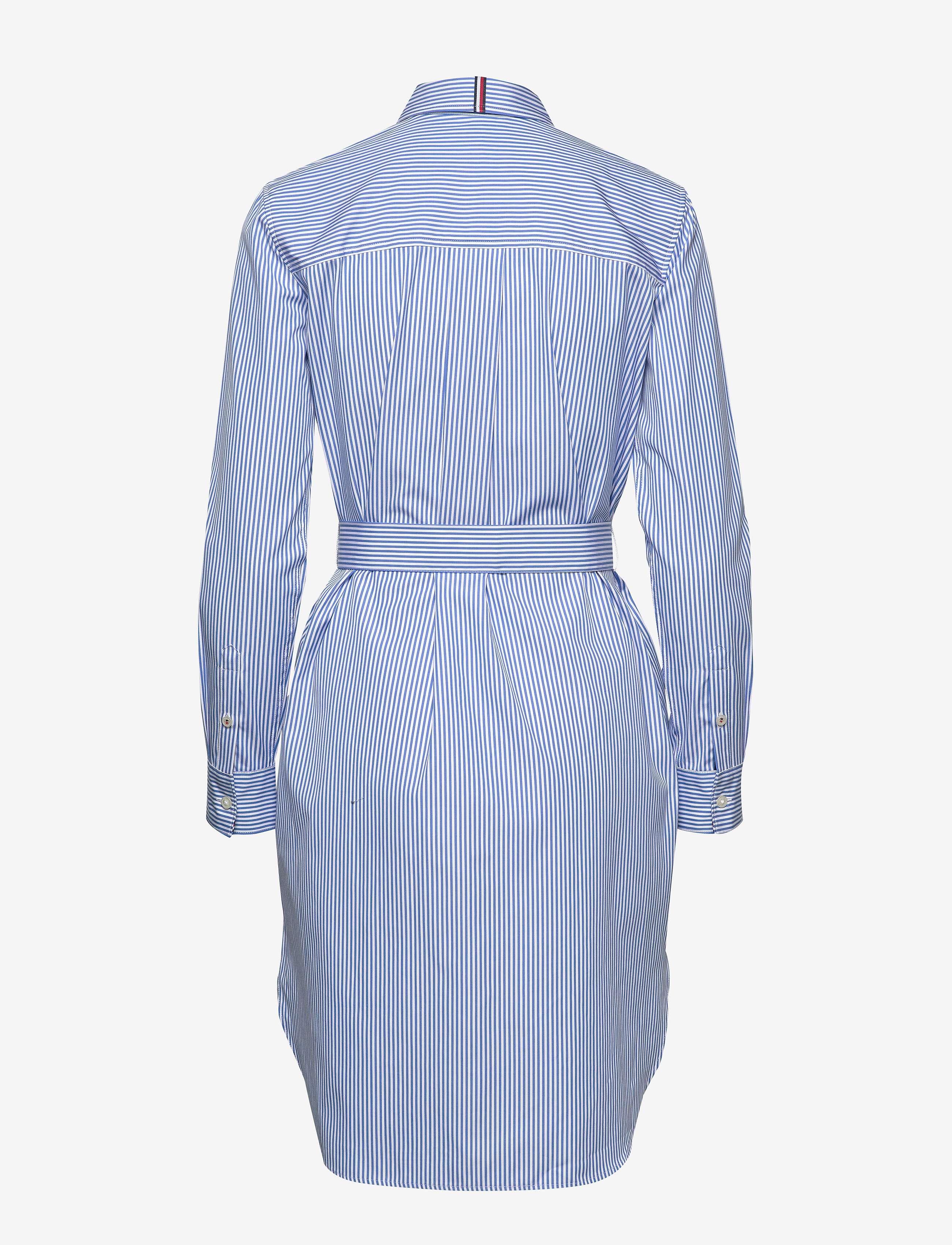 Tommy Hilfiger - TH ESSENTIAL SHIRT DRESS LS - yd we stp / copenhagen blue - 1