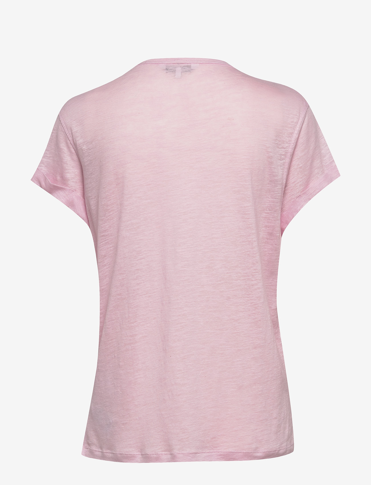 Tommy Hilfiger - RLX LINEN LYOCELL C-NK TOP SS - frosted pink - 1