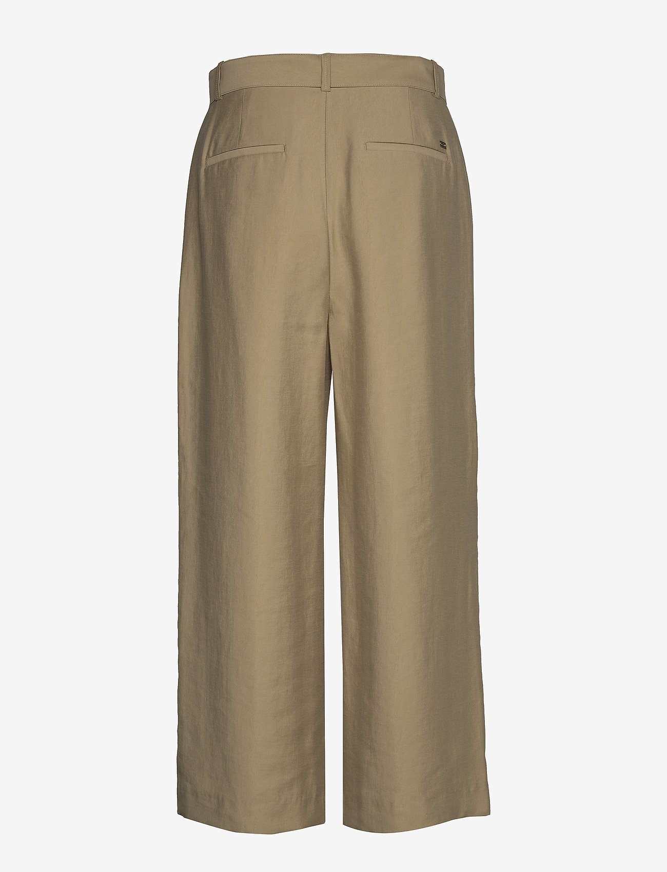 Tommy Hilfiger - TENCEL TWILL WIDE LEG CR PANT - surplus khaki - 1