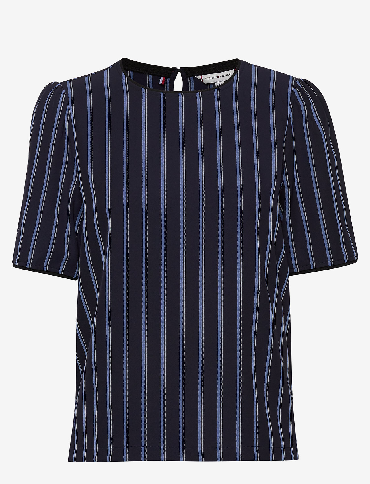 Tommy Hilfiger - SASHA TOP SS - prairie blazer stp moon blue - 0