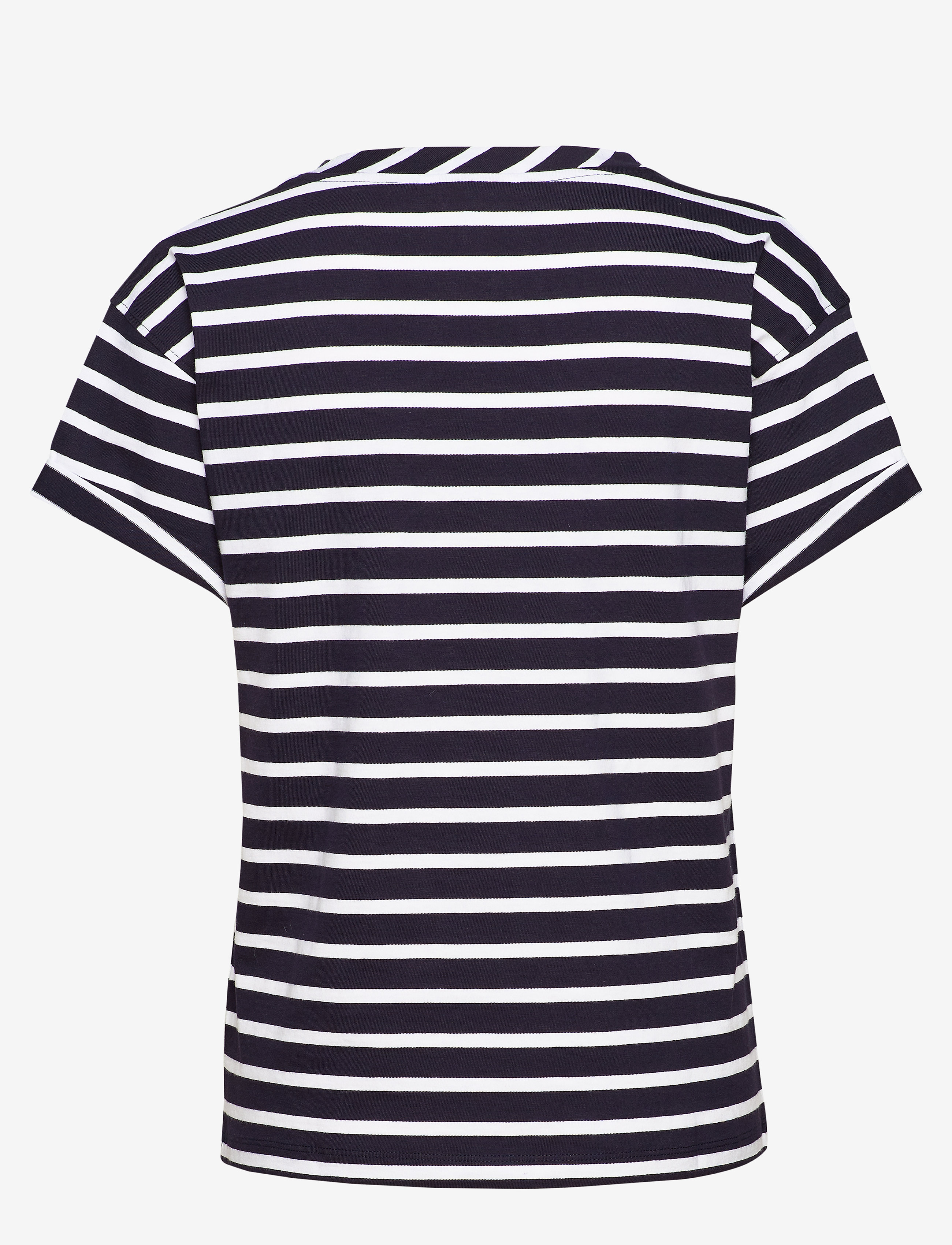 Tommy Hilfiger - RELAXED HILFIGER C-NK TEE SS - we breton stp desert sky - 1