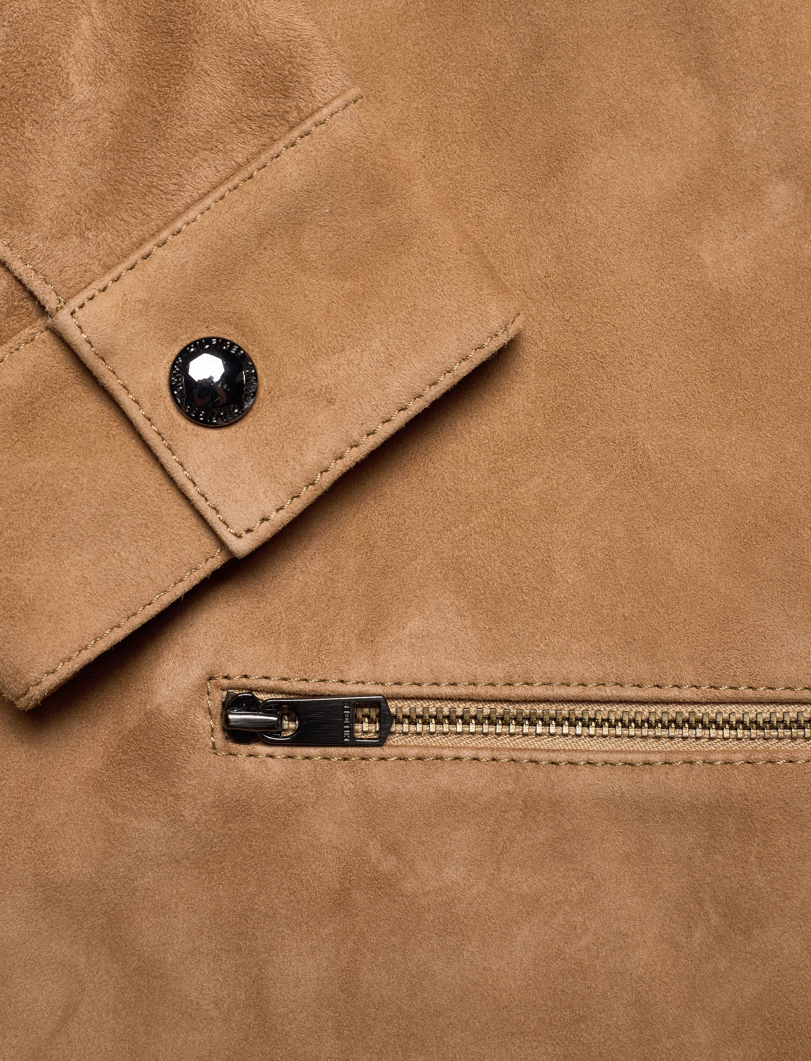 Tommy Hilfiger - NADIA SUEDE SLIM VARSITY JKT - sandy - 3