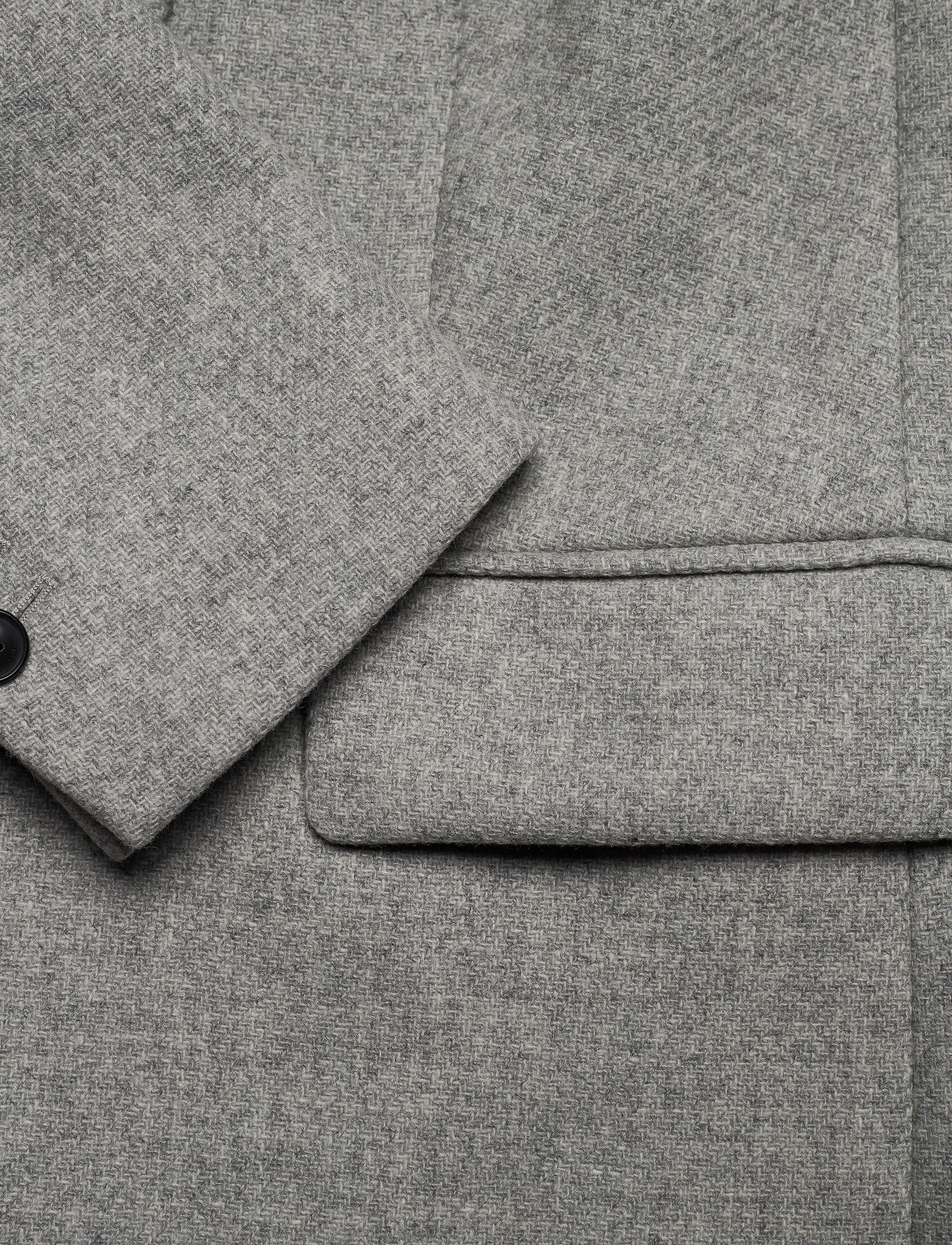 Tommy Hilfiger - TH ESS WOOL BLEND CLASSIC COAT - light grey heather - 3