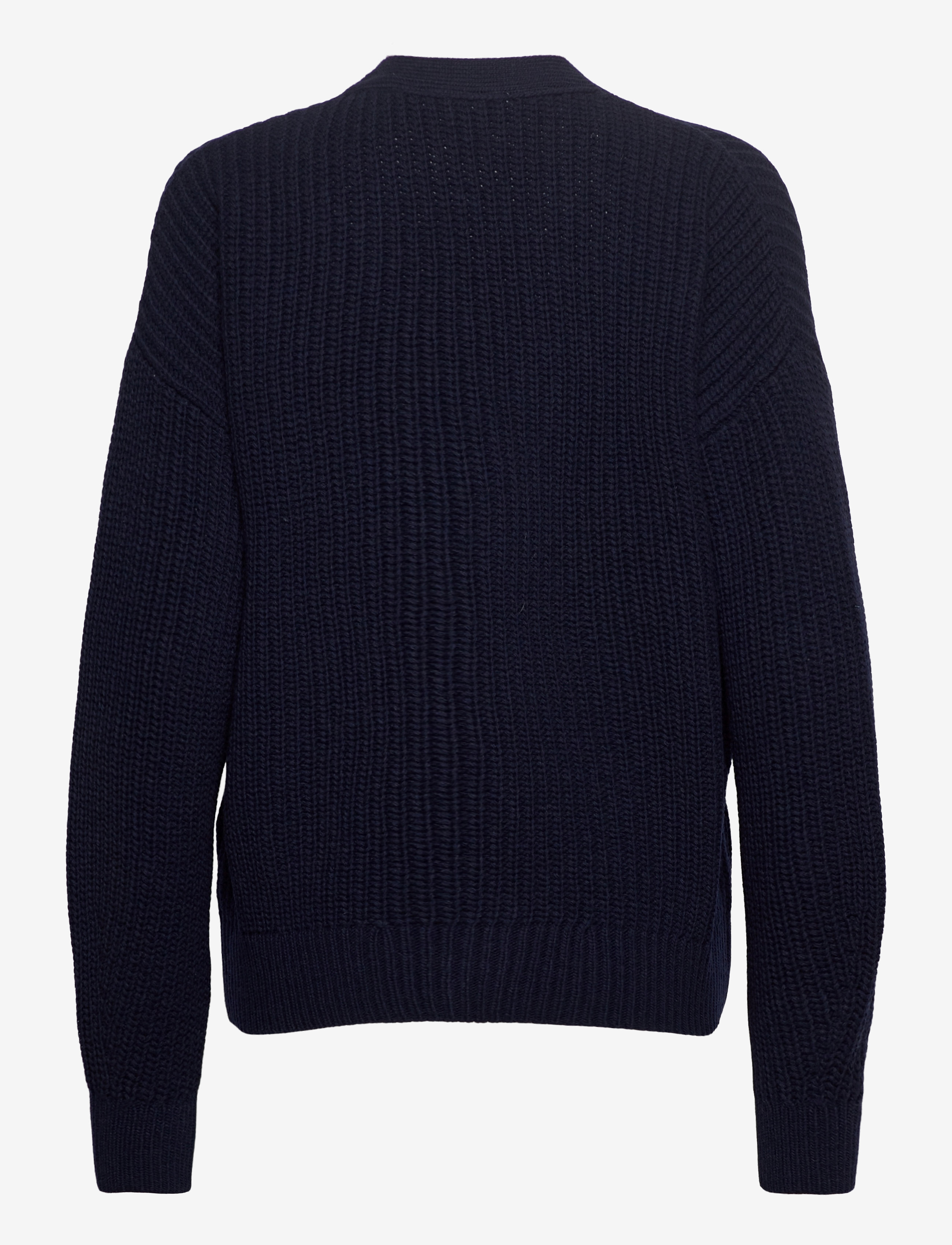 Tommy Hilfiger - RIB V-NK CARDI LS - desert sky - 1