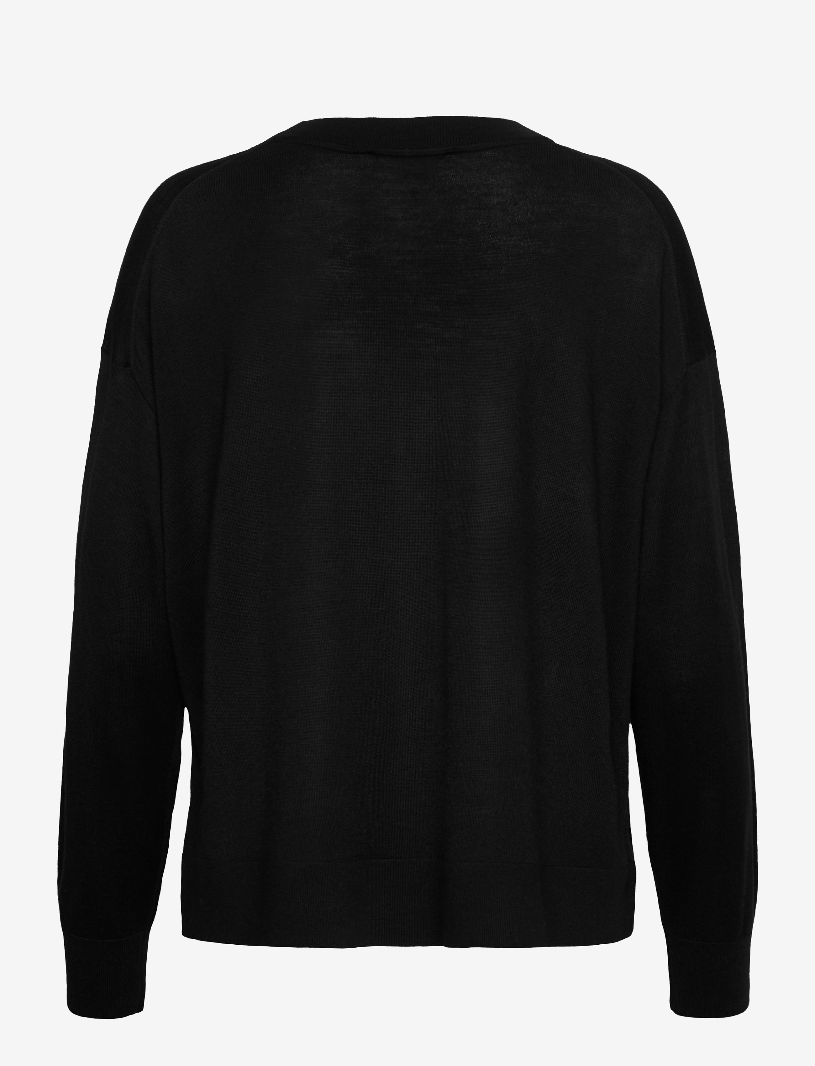 Tommy Hilfiger - WOOL SILK C-NK SWEATER LS - black - 1