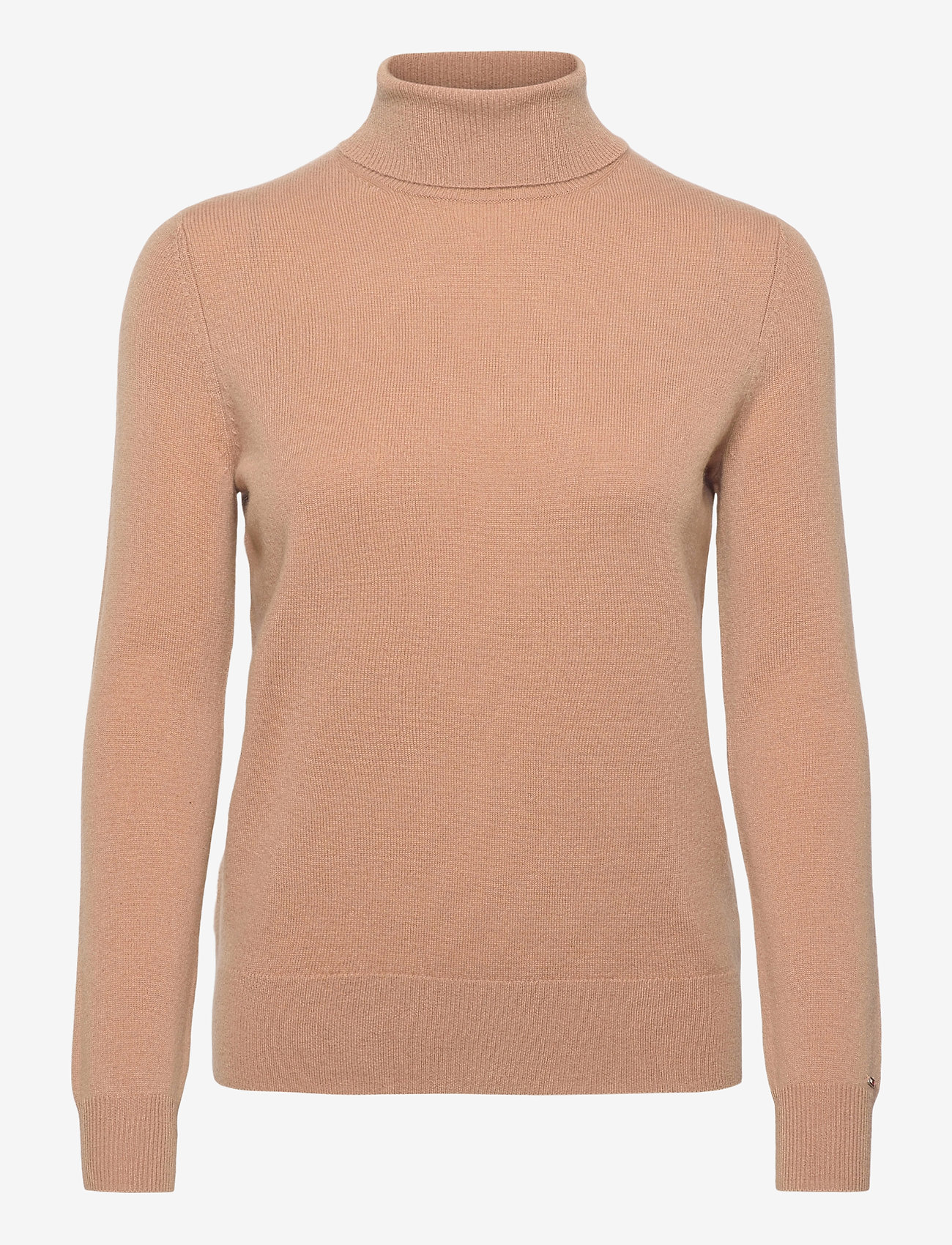 Tommy Hilfiger - RECYCLED CASHMERE ROLLNK SWEATER - timeless camel - 0