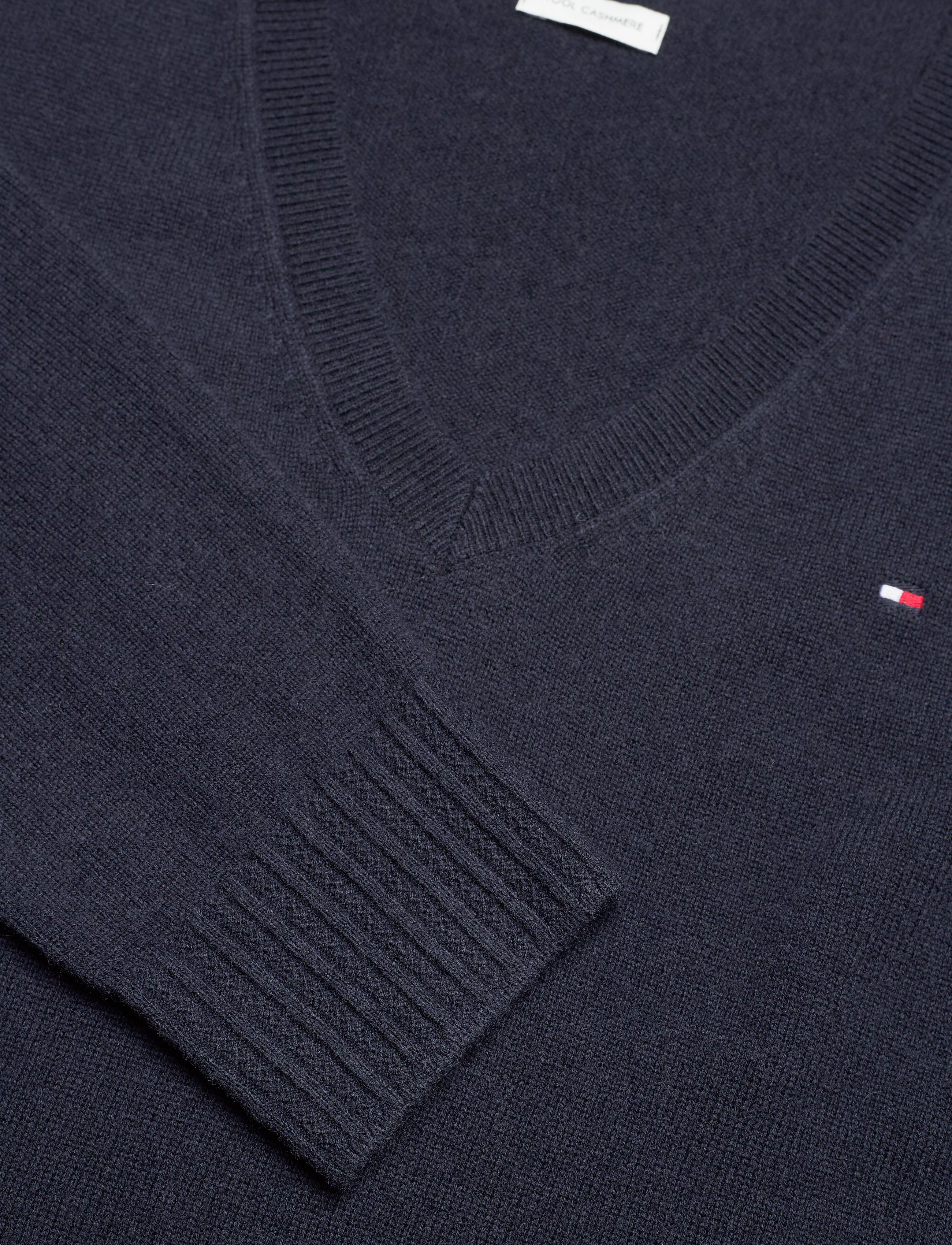 Tommy Hilfiger - SP WOOL CASHMERE V-NK SWEATER LS - desert sky - 2