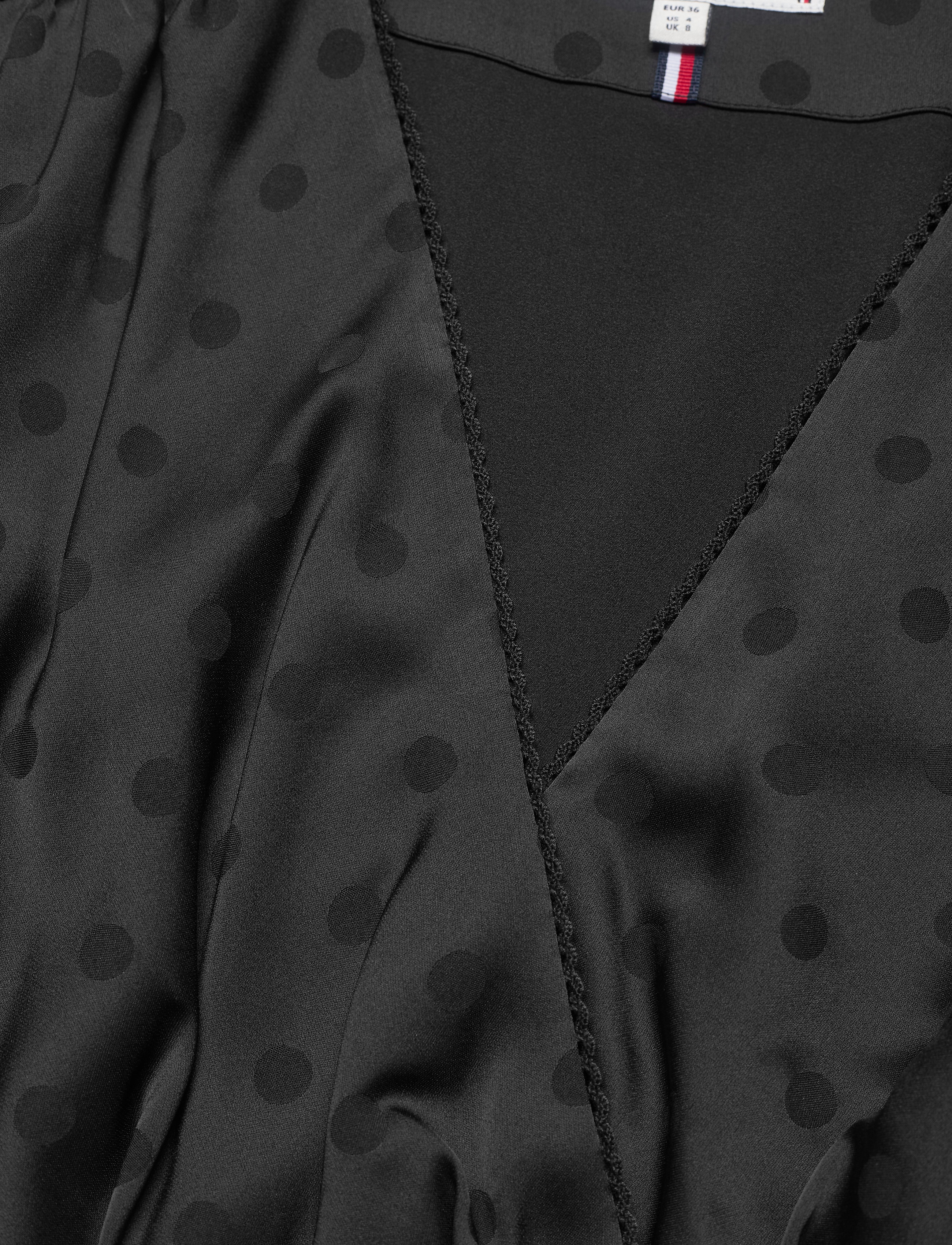 Tommy Hilfiger - POLKA DOT FIT&FLARE WRAP DRESS - black - 2