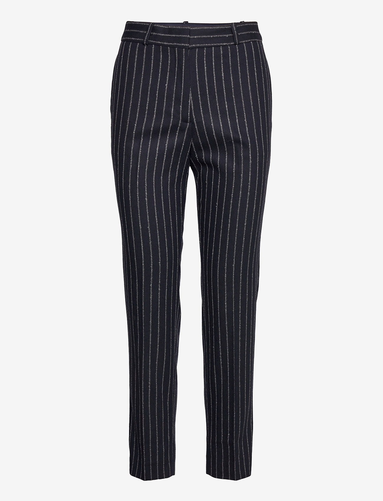 Tommy Hilfiger - SLIM PINSTRIPE ANKLE PANT - navy pinstp - 0