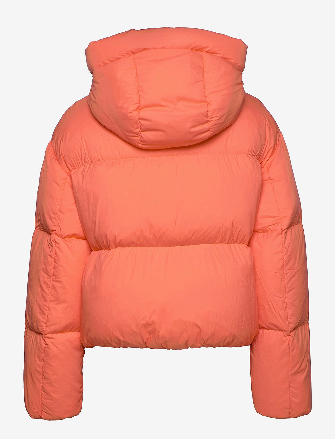 Tommy hilfiger orange puffer jacket deals