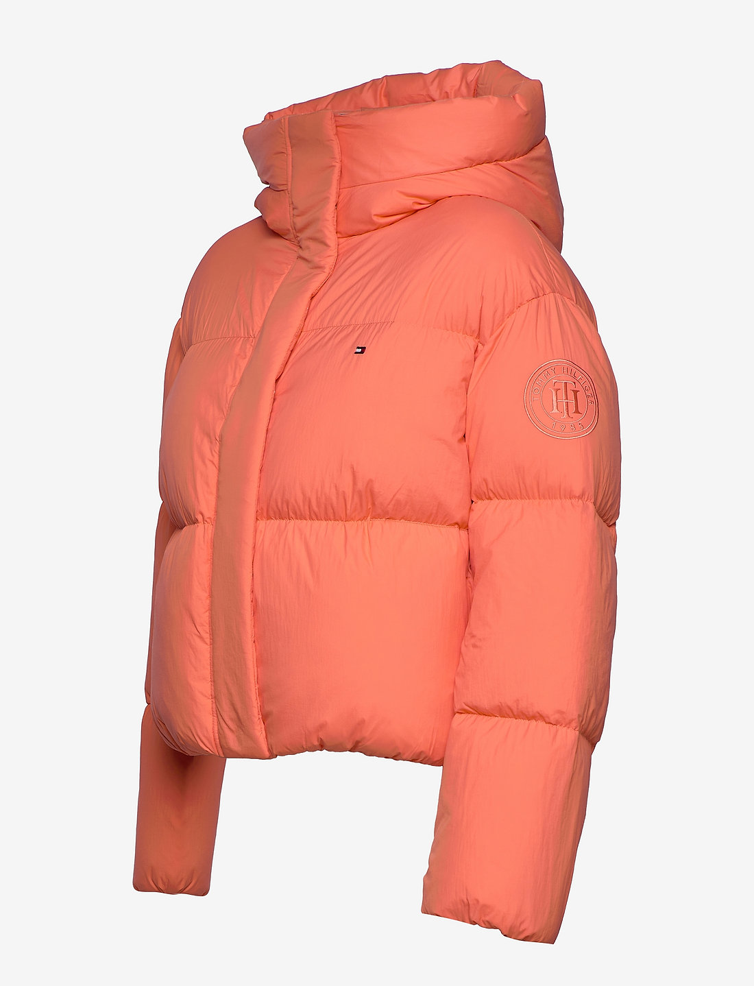 Orange tommy store hilfiger coat