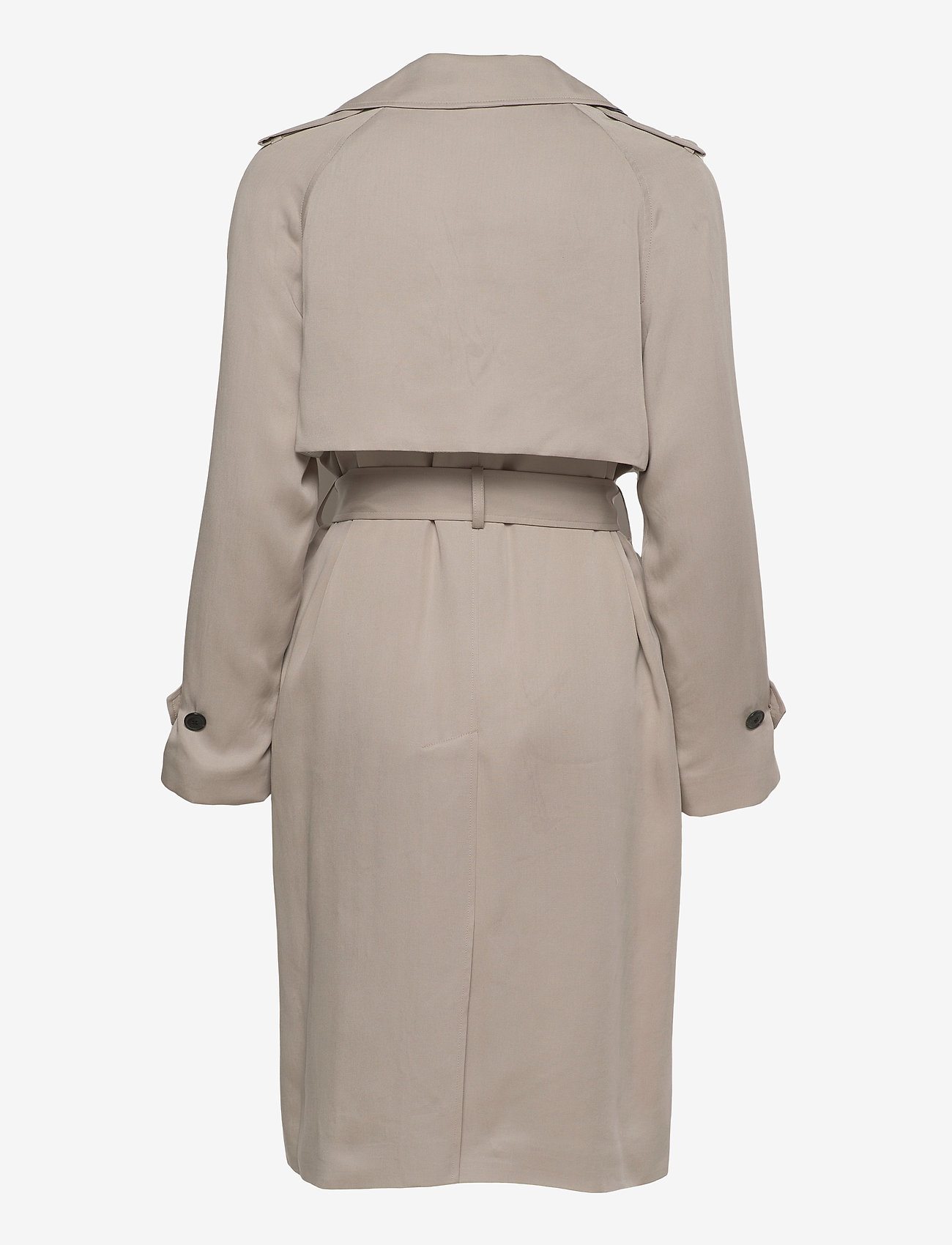 Tommy Hilfiger - DB LYOCELL FLUID TRENCH - sand trap - 1