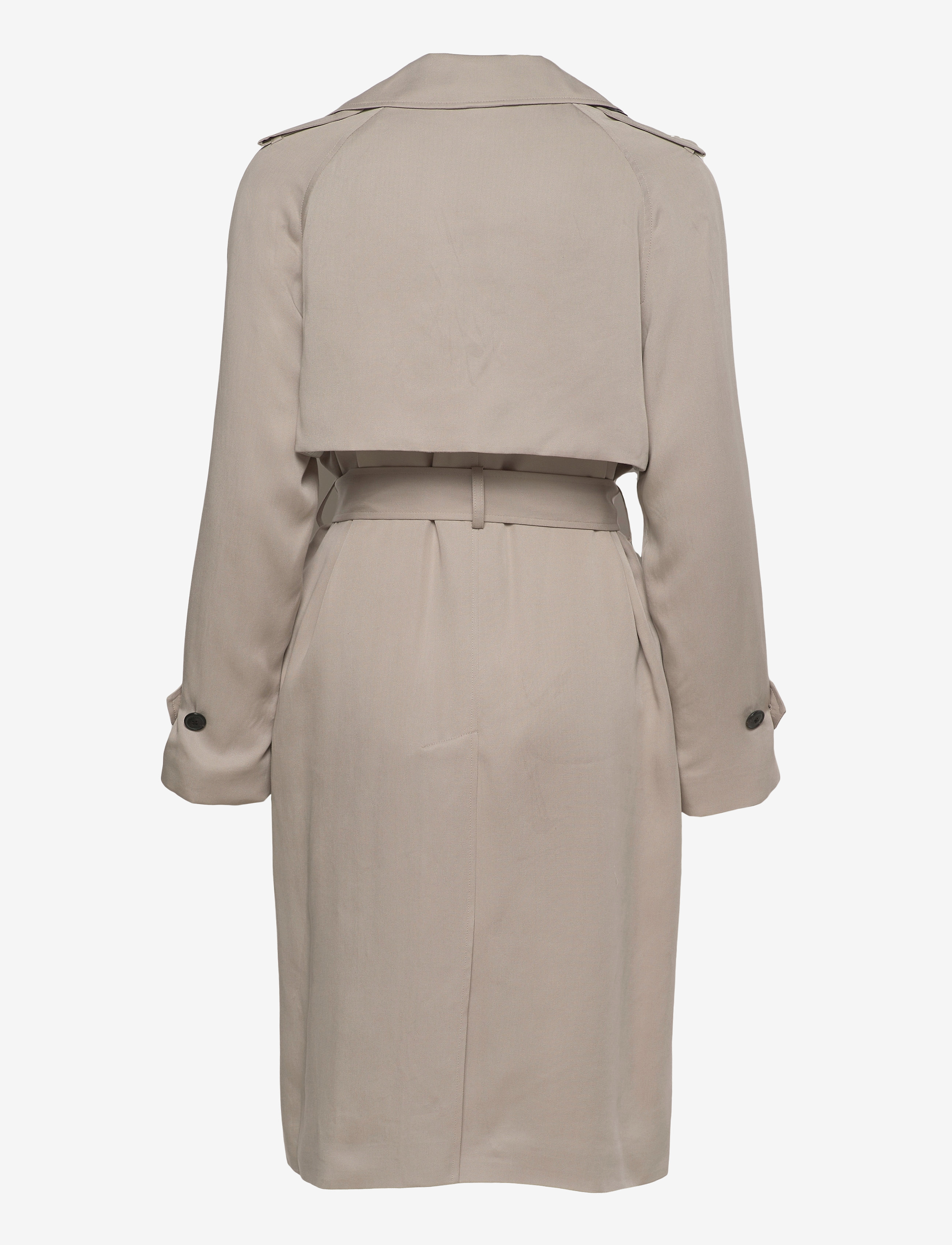 Tommy Hilfiger - DB LYOCELL FLUID TRENCH - sand trap - 1