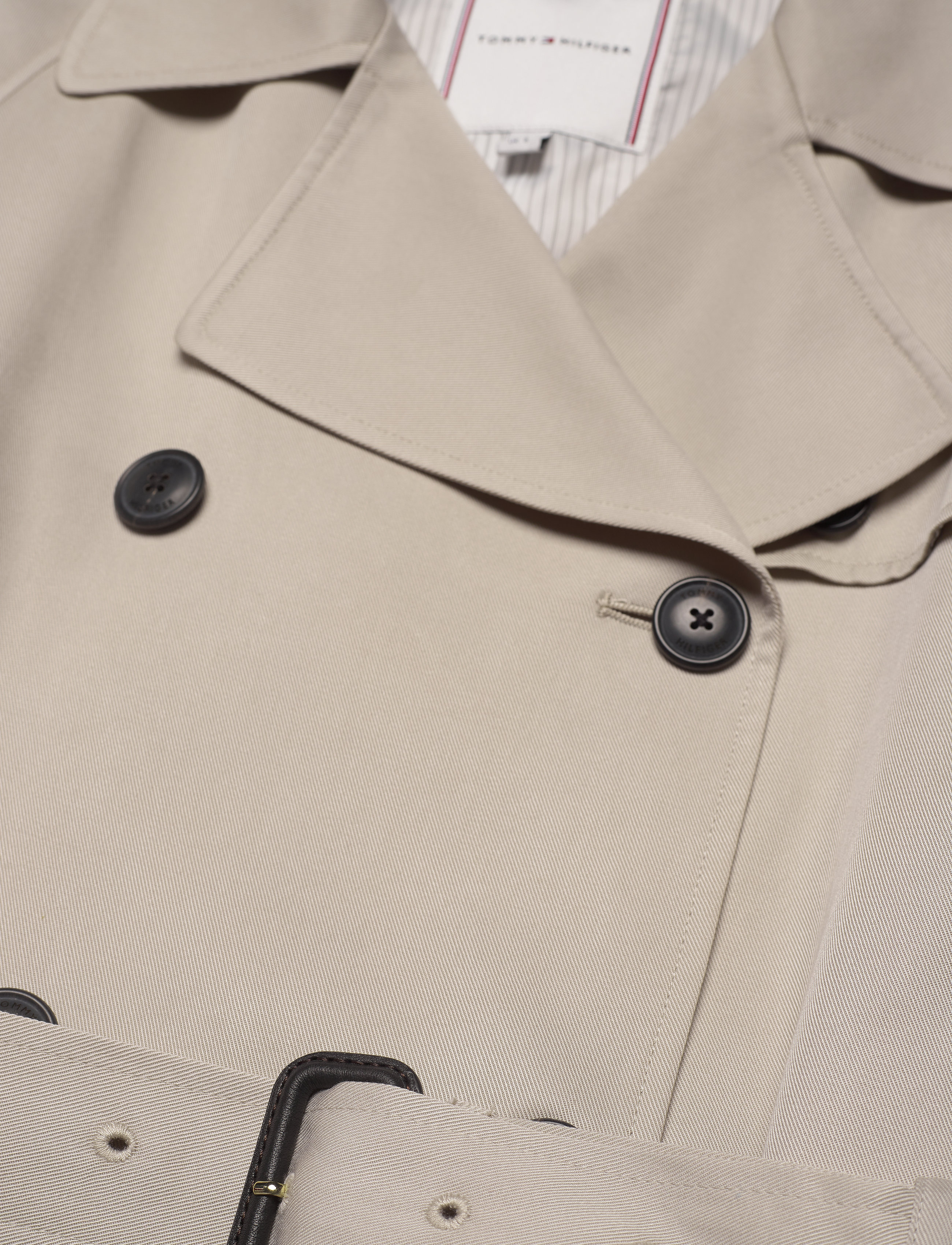 Tommy Hilfiger - DB LYOCELL FLUID TRENCH - sand trap - 2