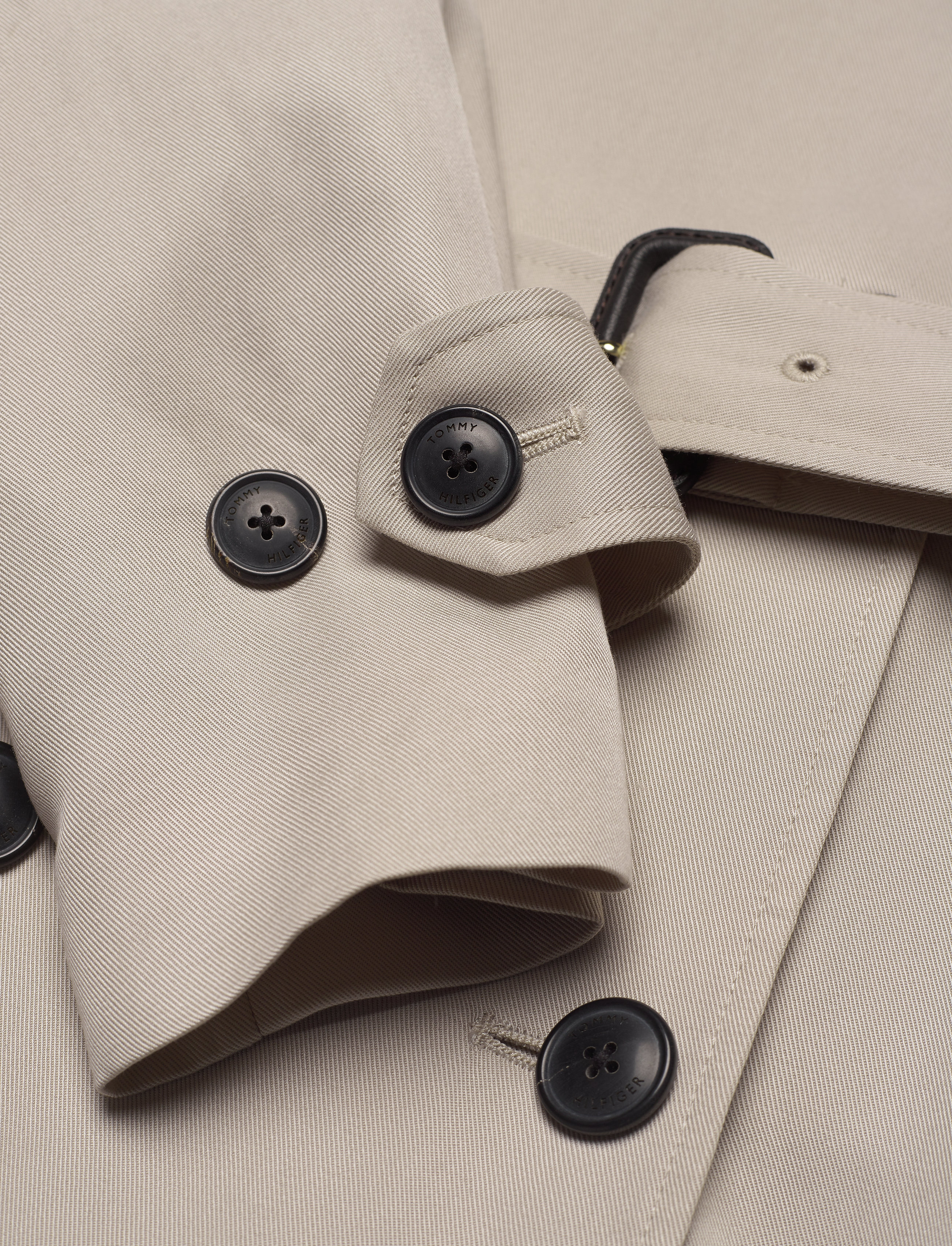 Tommy Hilfiger - DB LYOCELL FLUID TRENCH - sand trap - 3