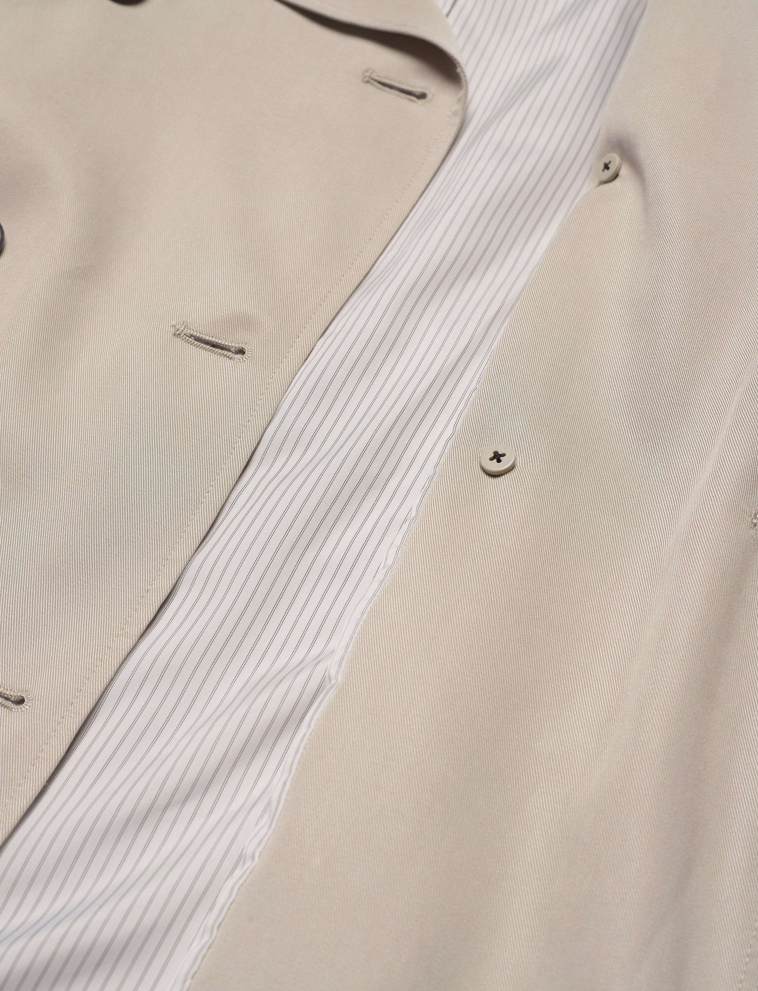 Tommy Hilfiger - DB LYOCELL FLUID TRENCH - sand trap - 4