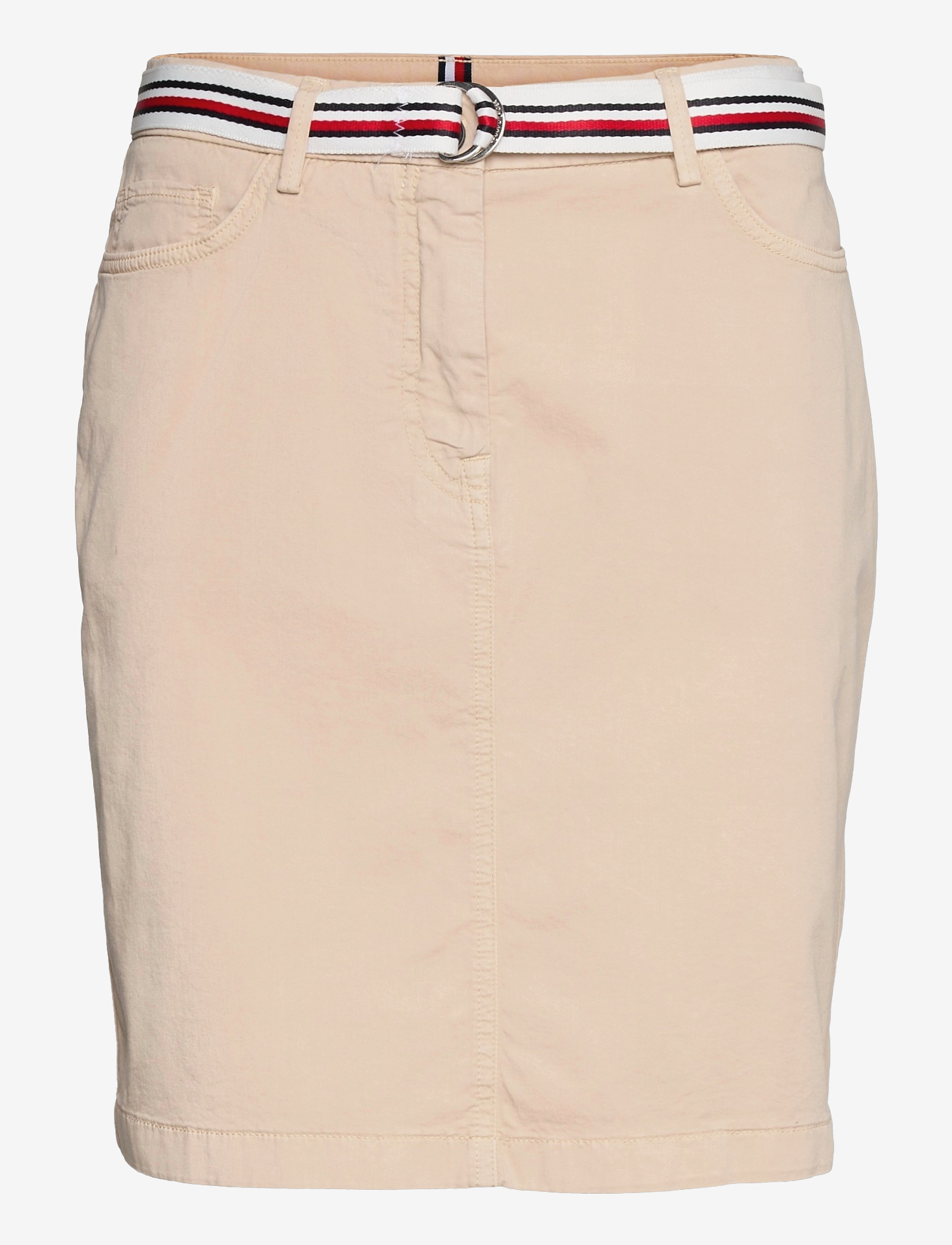 Tommy Hilfiger - CO TENCEL ROME SHORT SKIRT - classic beige - 0