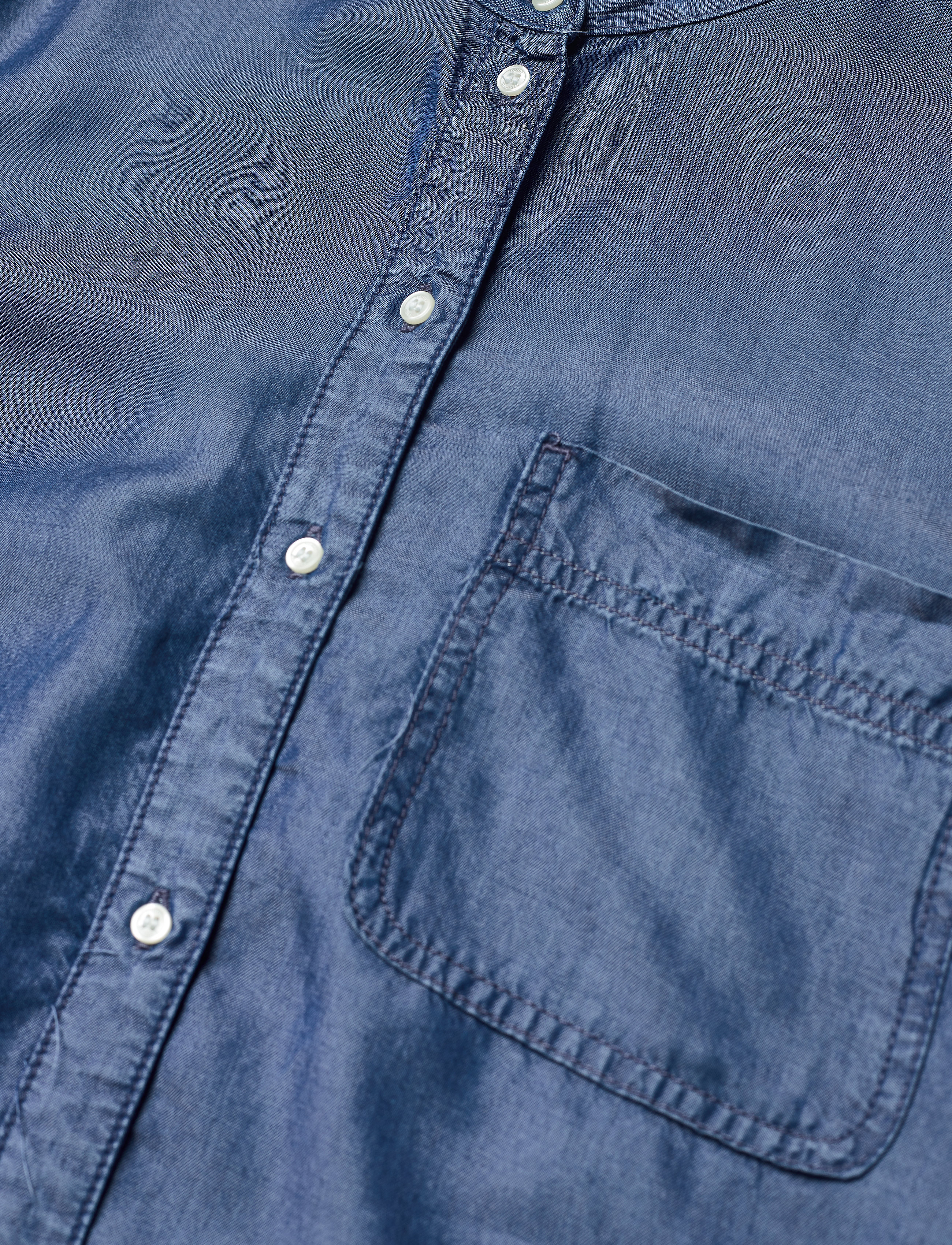 Tommy Hilfiger - CHAMBRAY SHORT SHIRT DRESS LS - lana - 2