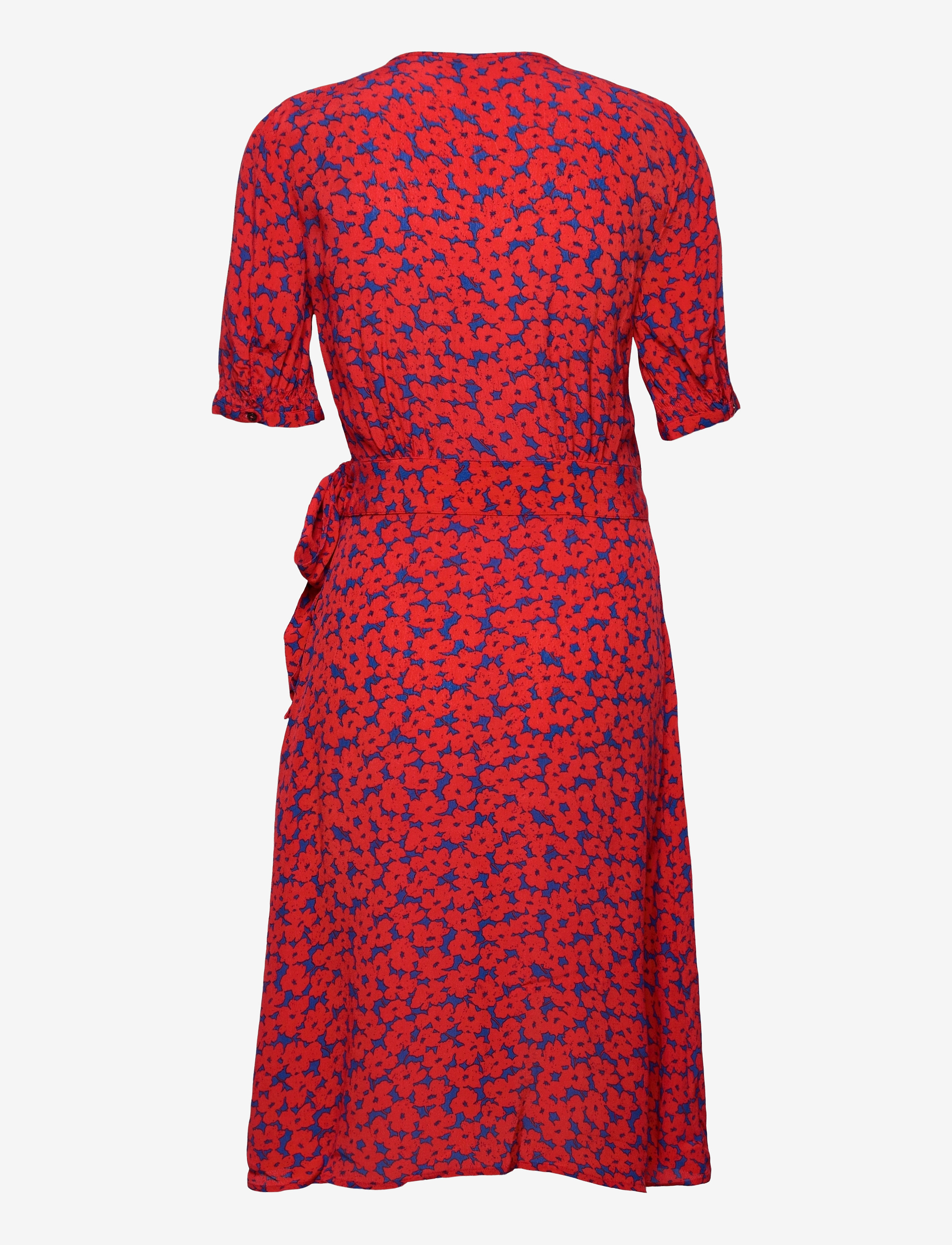 Tommy Hilfiger - VISCOSE CREPE WRAP KNEE DRESS SS - club house floral / fireworks - 1