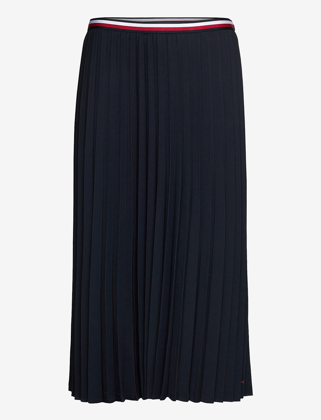 Tommy Hilfiger - CREPE PLEATED GBL MIDI SKIRT - desert sky - 0