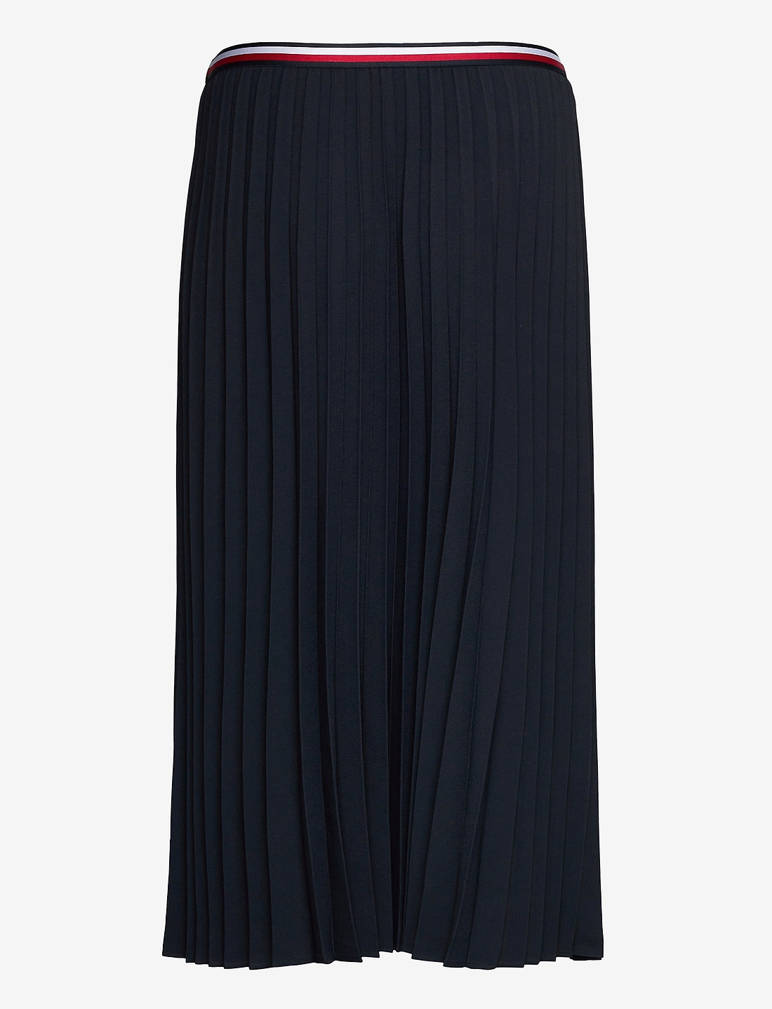 Tommy Hilfiger Crepe Pleated Gbl Midi Skirt Midi skirts Boozt