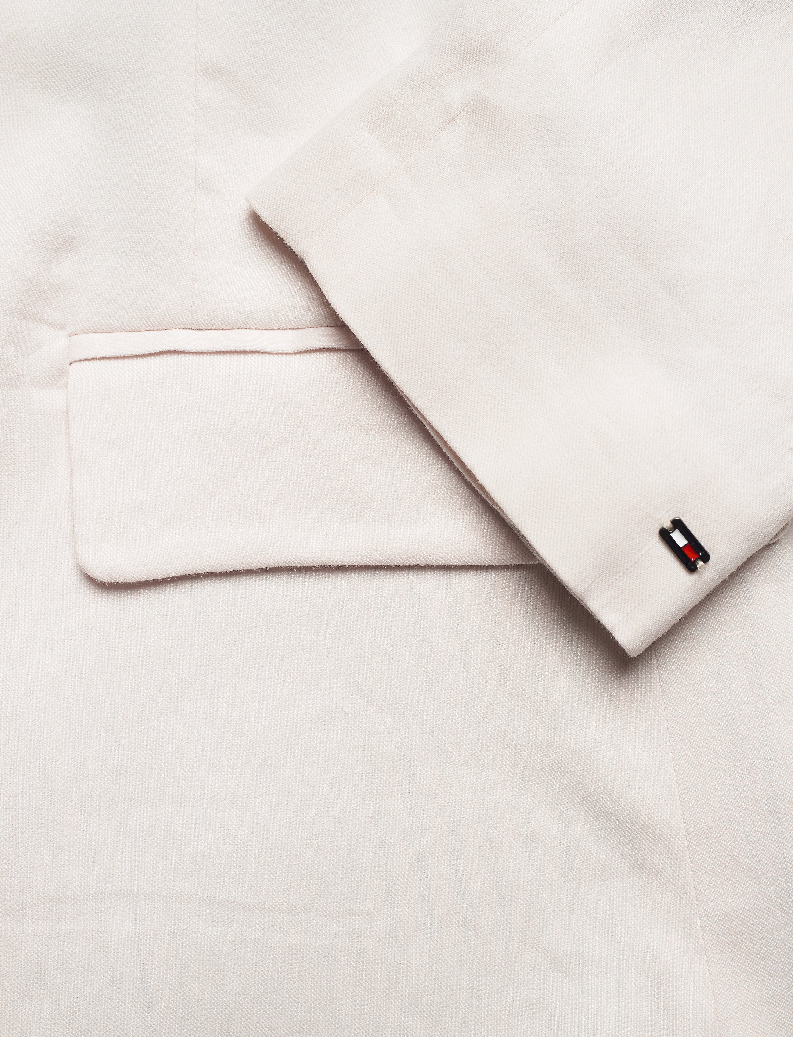Tommy Hilfiger - STRETCH LINEN SB BLAZER - white dove - 3