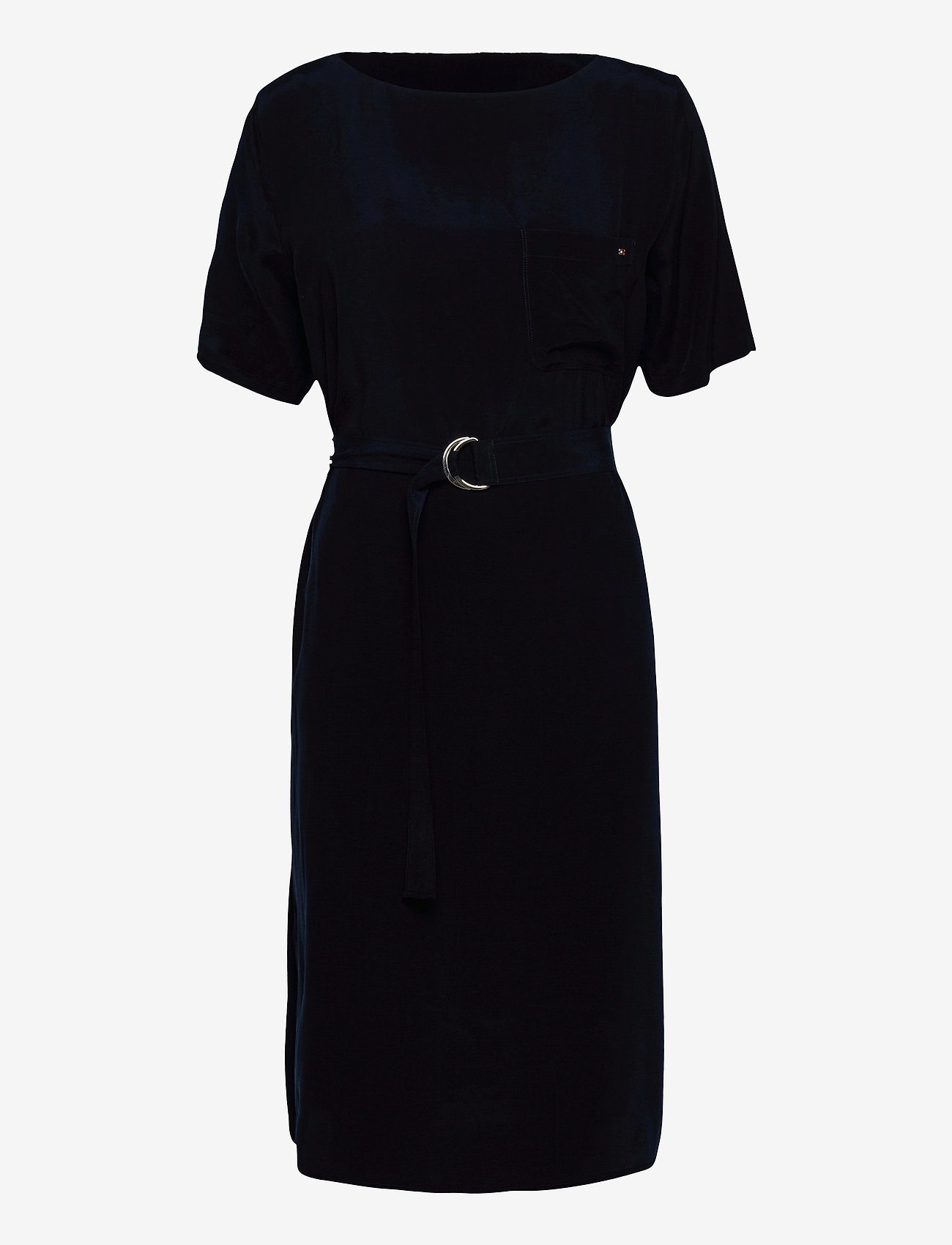 Tommy Hilfiger - CUPRO F&F KNEE DRESS SS - desert sky - 0