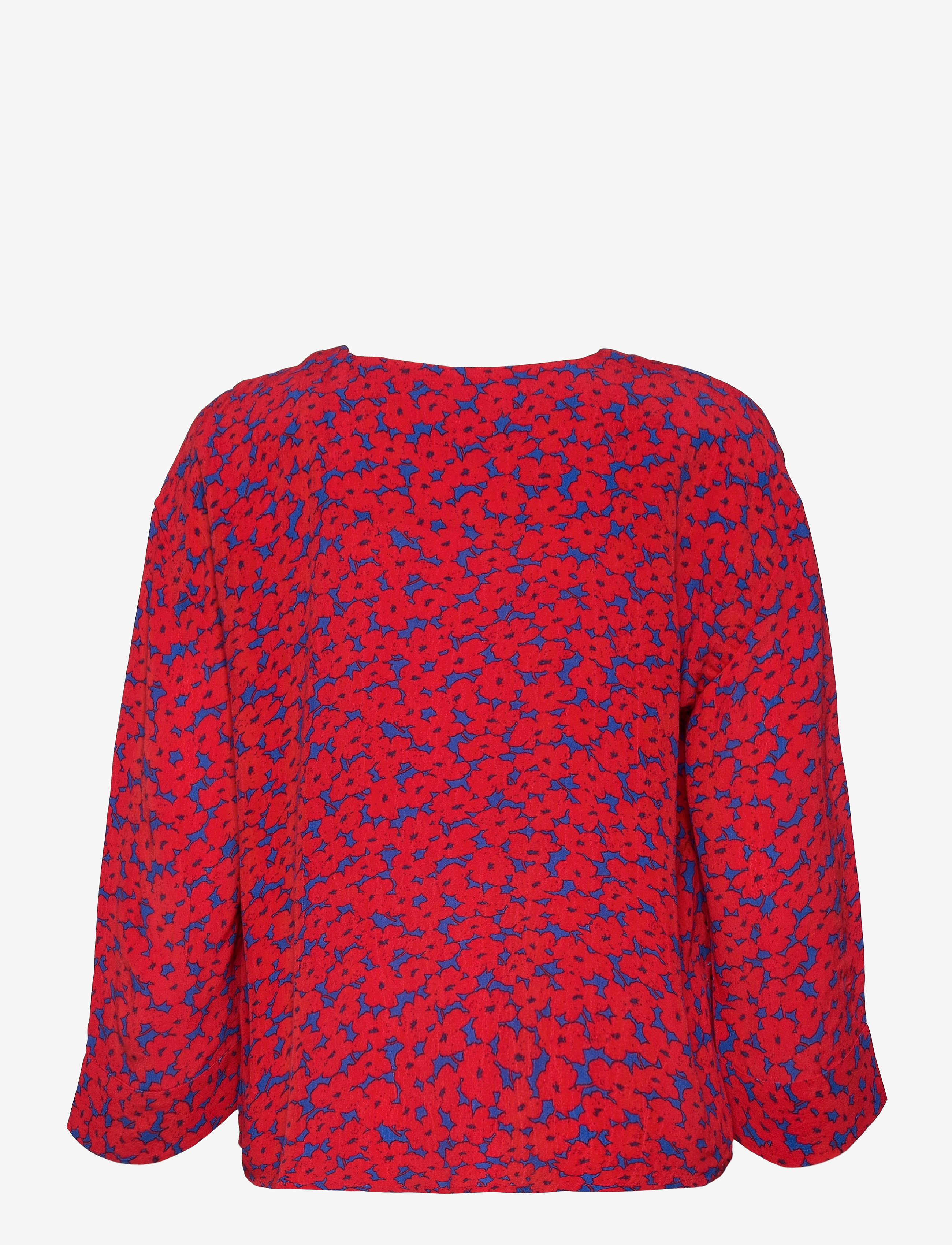 Tommy Hilfiger - VISCOSE V-NK BLOUSE 3/4 SLV - club house floral / fireworks - 1