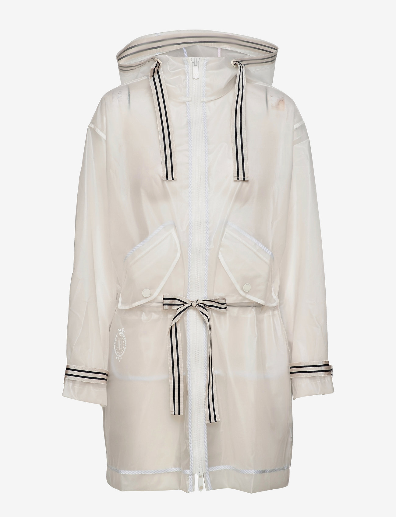 ICON POLYURETHANE PARKA - MILKY TRANSPARENT