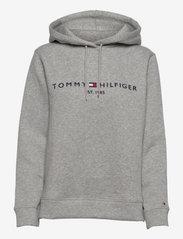 Tommy Hilfiger - HERITAGE HILFIGER HOODIE LS - hupparit - light grey htr - 0