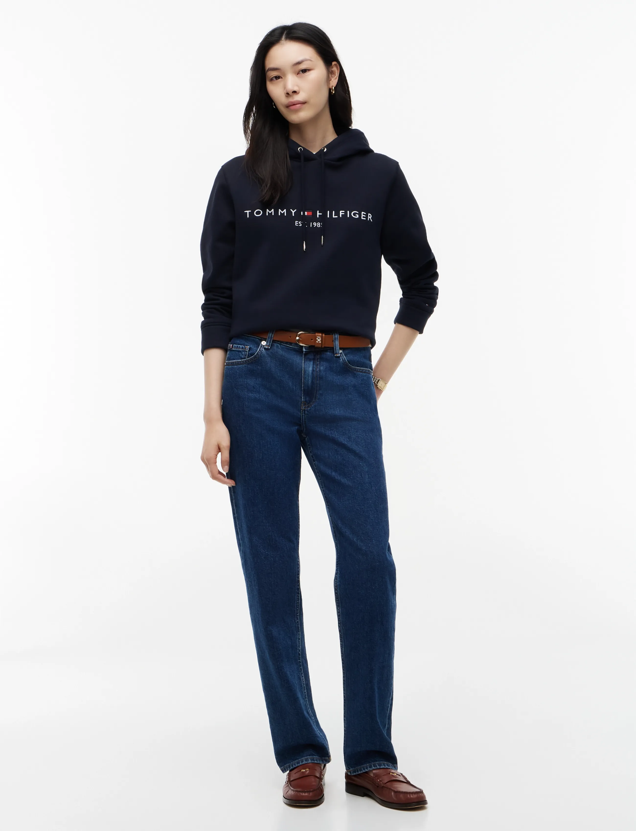Tommy Hilfiger - HERITAGE HILFIGER HOODIE LS - hoodies - navy blue - 5