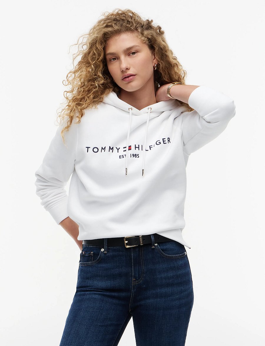 Tommy Hilfiger - HERITAGE HILFIGER HOODIE LS - kapuzenpullover - white - 0