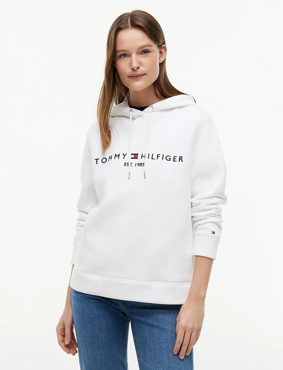 Tommy Hilfiger - HERITAGE HILFIGER HOODIE LS - kapuzenpullover - white - 0