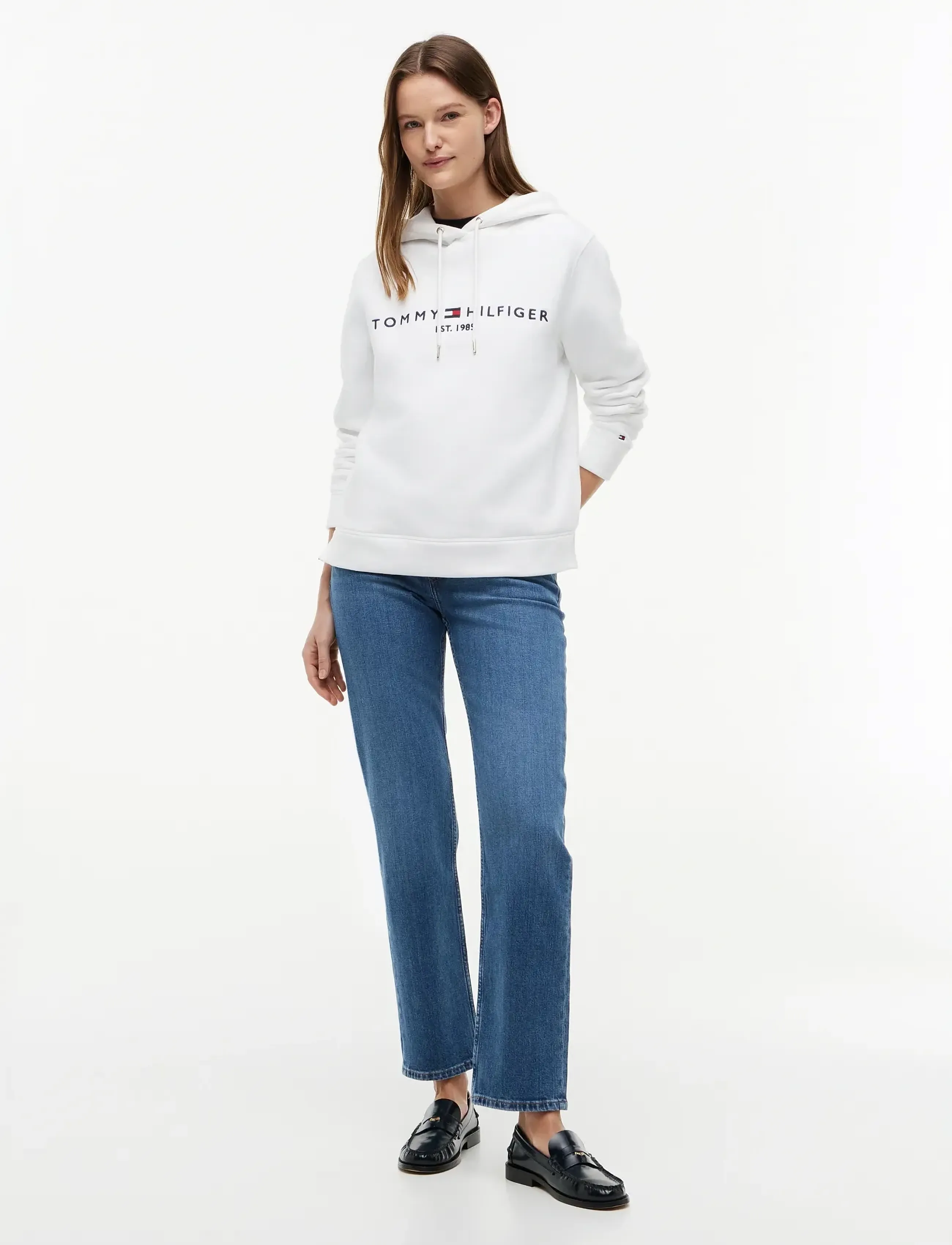 Tommy Hilfiger - HERITAGE HILFIGER HOODIE LS - hættetrøjer - white - 5