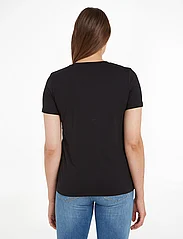 Tommy Hilfiger - HERITAGE HILFIGER C-NK REG TEE - t-shirt & tops - black - 3