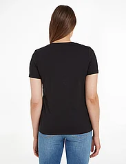 Tommy Hilfiger - HERITAGE HILFIGER C-NK REG TEE - t-shirts & tops - black - 5