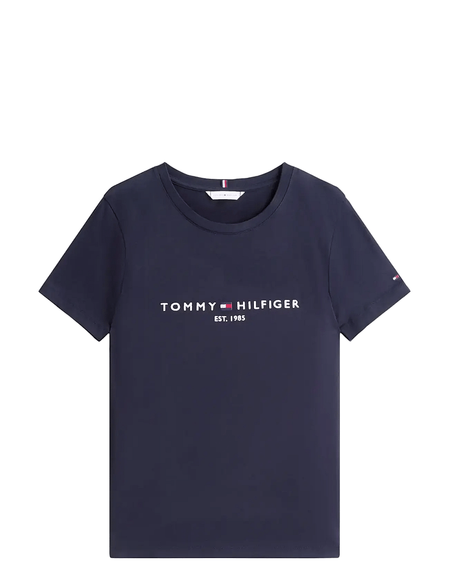 Tommy Hilfiger - HERITAGE HILFIGER C-NK REG TEE - t-shirts - navy blue - 2