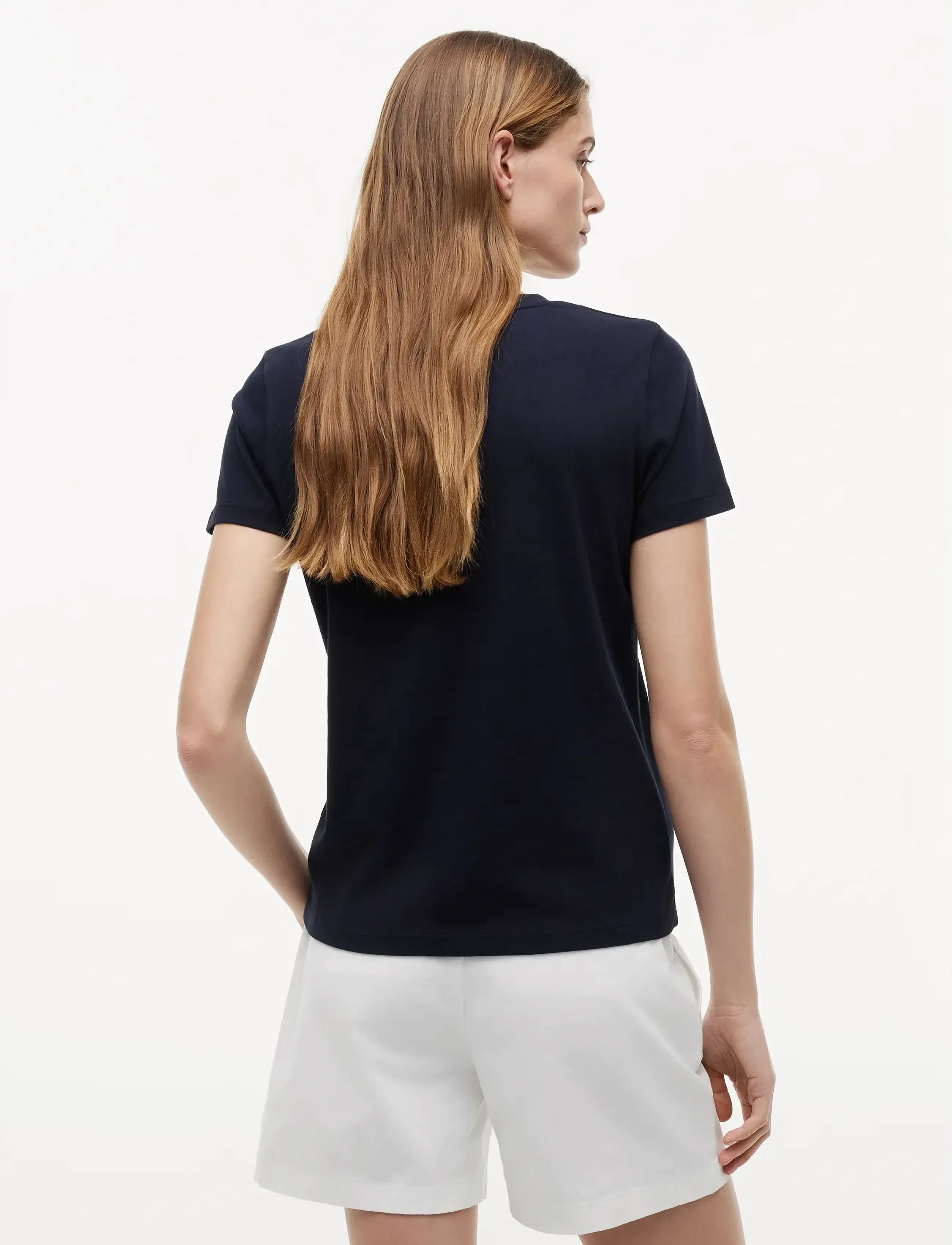 Tommy Hilfiger - HERITAGE HILFIGER C-NK REG TEE - t-shirts - navy blue - 2
