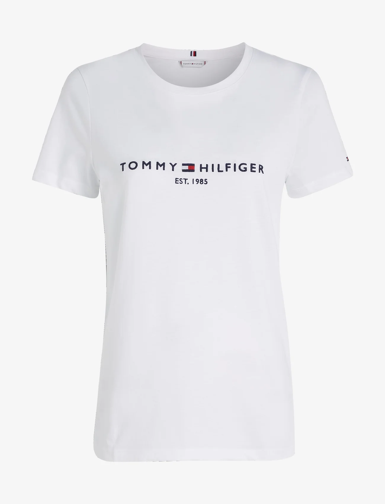 Tommy Hilfiger - HERITAGE HILFIGER C-NK REG TEE - t-shirts & tops - white - 0