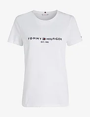 Tommy Hilfiger - HERITAGE HILFIGER C-NK REG TEE - t-shirt & tops - white - 0
